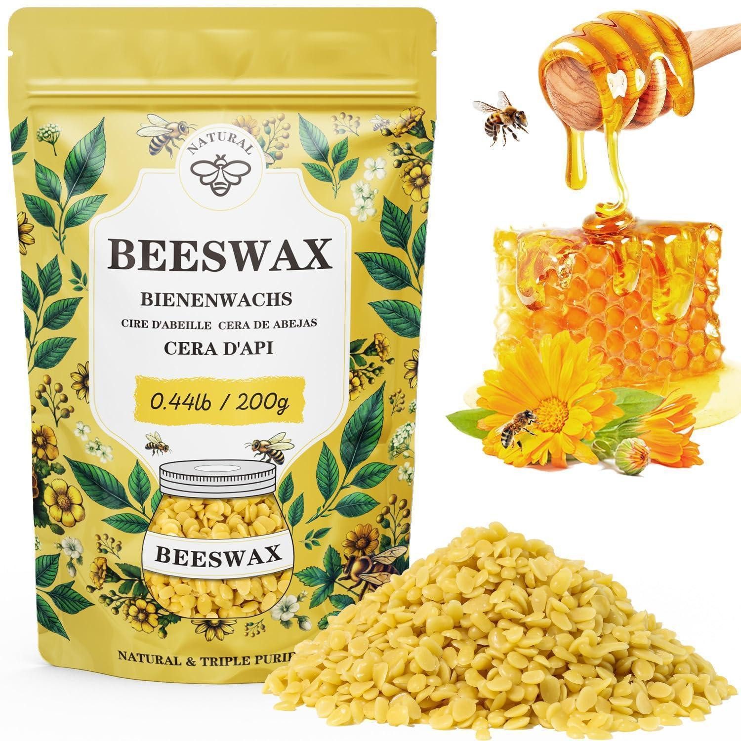 LuxusKollektion Bienenwachskerze Bienenwachs Pastillen Gelb 200G