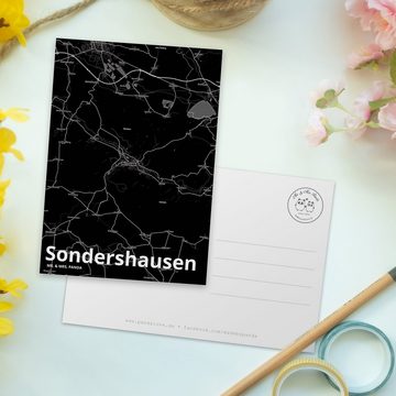 Mr. & Mrs. Panda Postkarte Sondershausen - Geschenk, Städte, Einladungskarte, Stadt Dorf Karte L