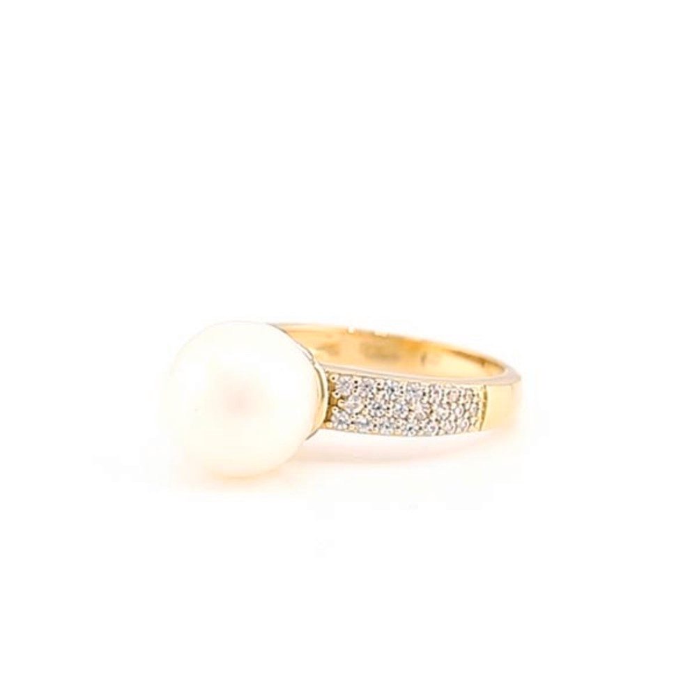 Cavill Perlenring Sterlingsilber Ring mit 10 günstig online kaufen
