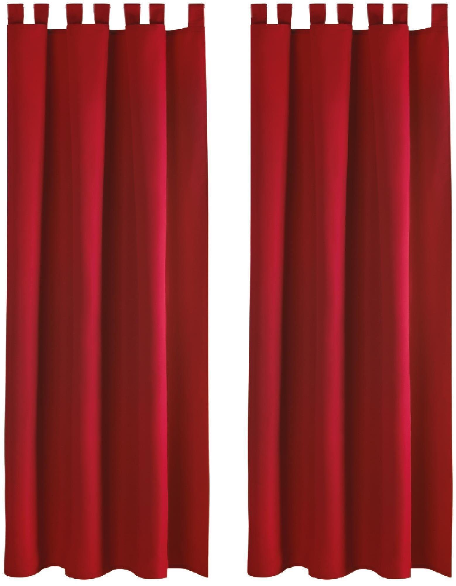 Bestlivings Vorhang, Schlaufen (2 St), blickdicht, günstig online kaufen
