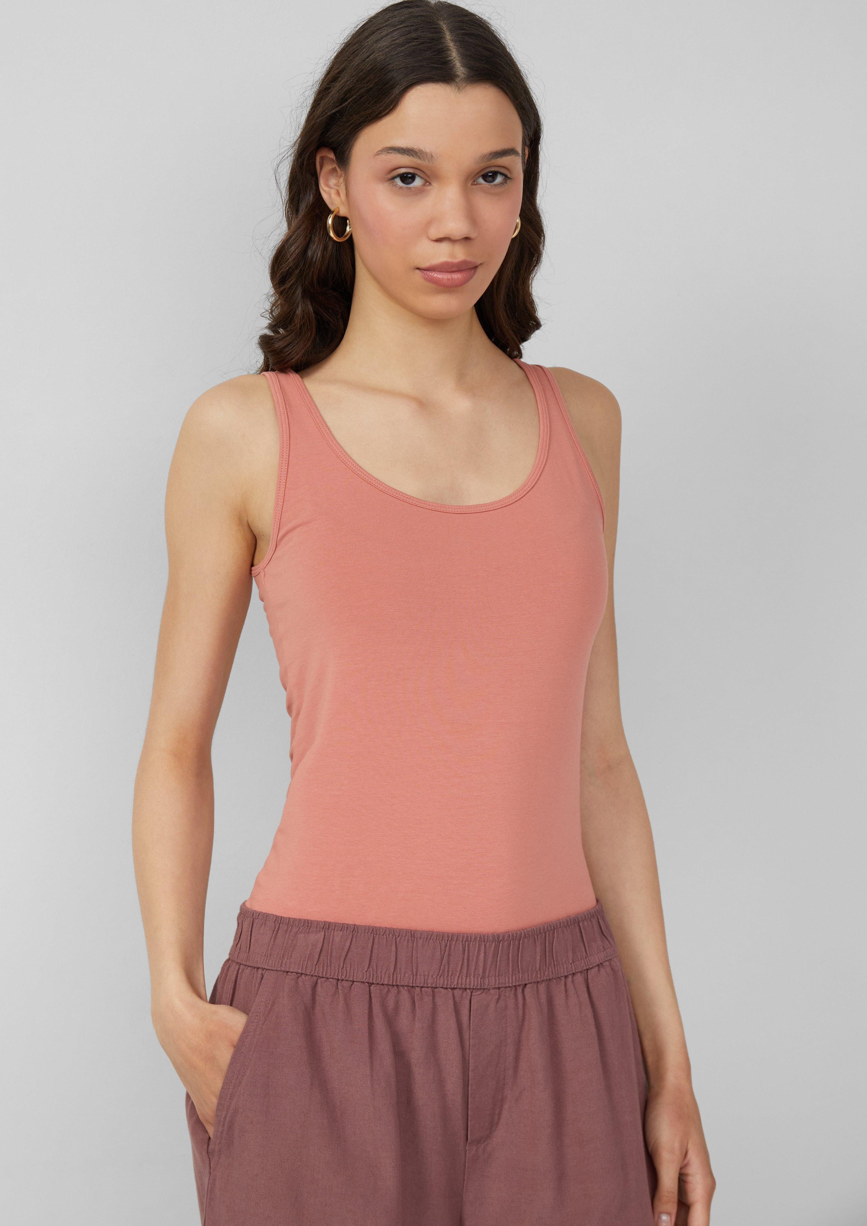 QS Shirttop Elastisches Tanktop im Slim günstig online kaufen