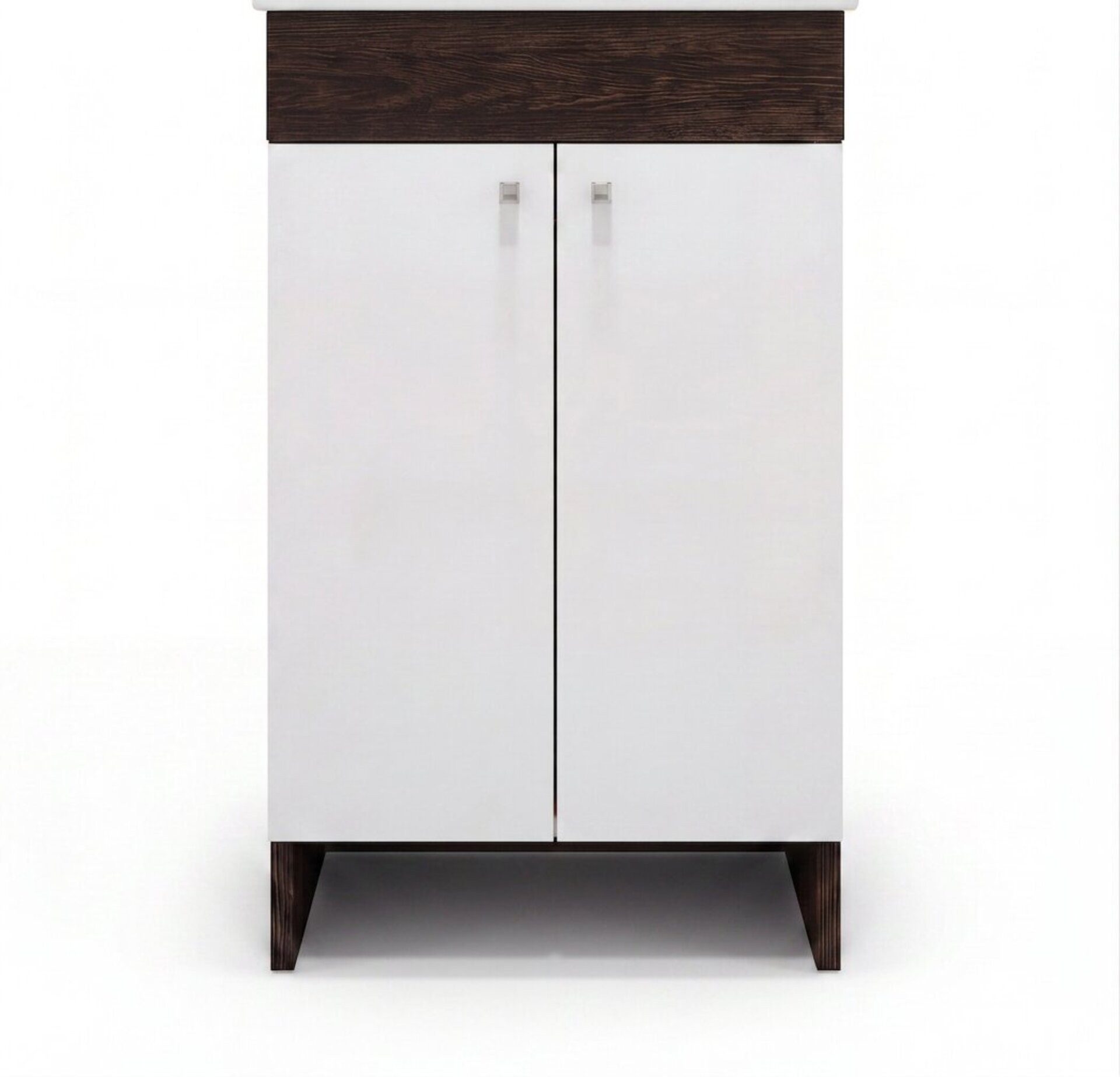 BADEDU Waschbeckenunterschrank Badunterschrank, Waschtischunterschrank