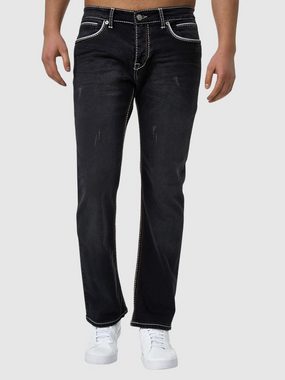 John Kayna Slim-fit-Jeans Herren Jeans Regular Fit Denim Jeanshose Herrenjeans Designer Herrenho (Jeanshose Designerjeans Bootcut, 1-tlg) Freizeit,Casual