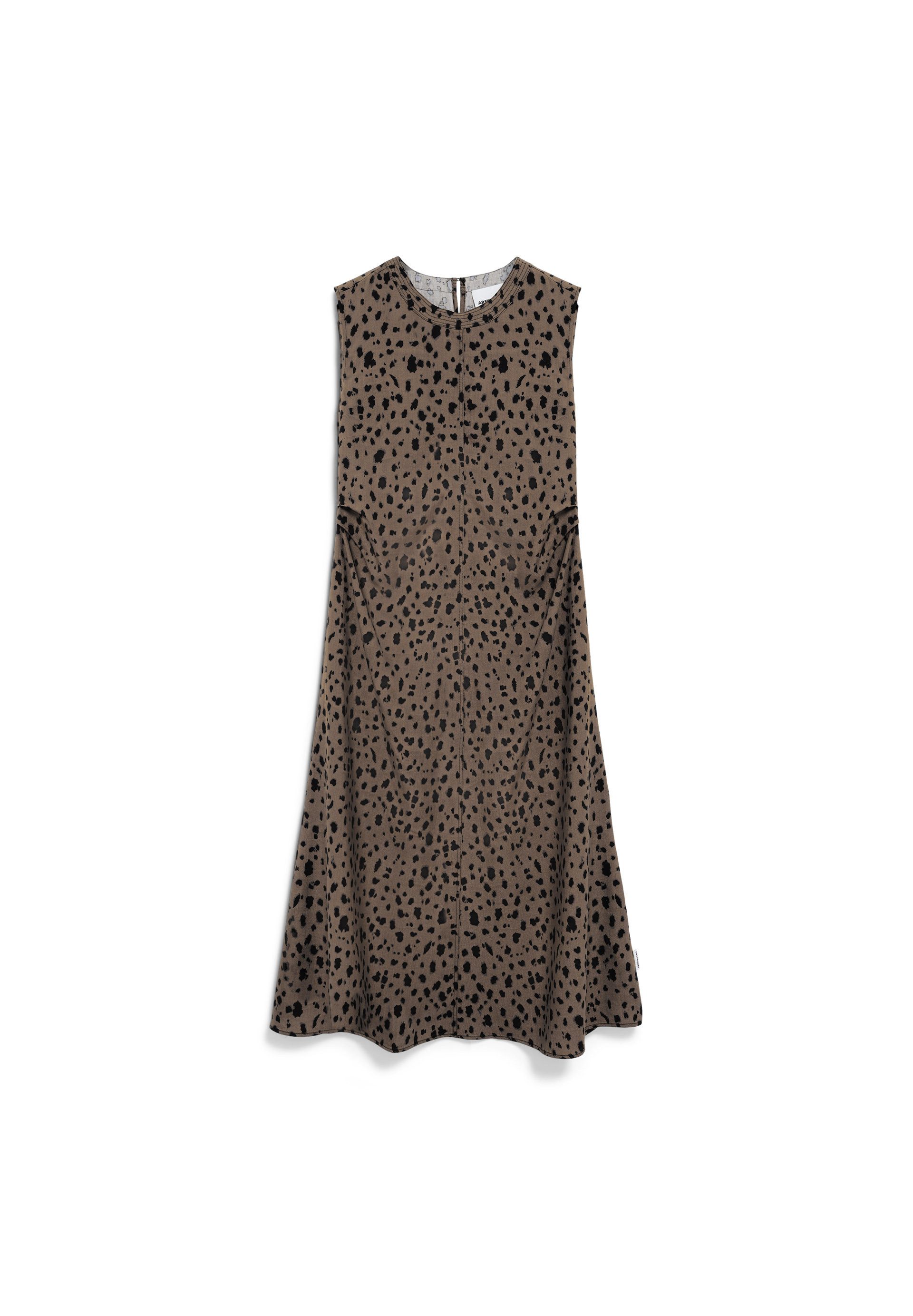 Armedangels Jerseykleid EMALANAA LEOPAA Webkleid aus TENCEL™ Lyocell (Regular Fit) Webkleid aus TENCEL™ Lyocell