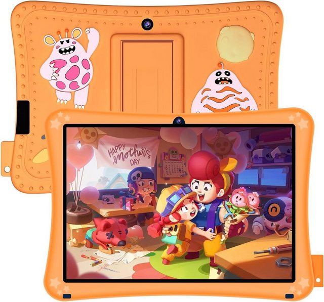 KeepUs K7 Tablet für Kinder, Mit GMS zertifiziert, 2 GB RAM Tablet (32 GB, Android 11, WiFi Dual-Kameras Kindersicherung Lern-mit Kid-Proof Schutzhülle)