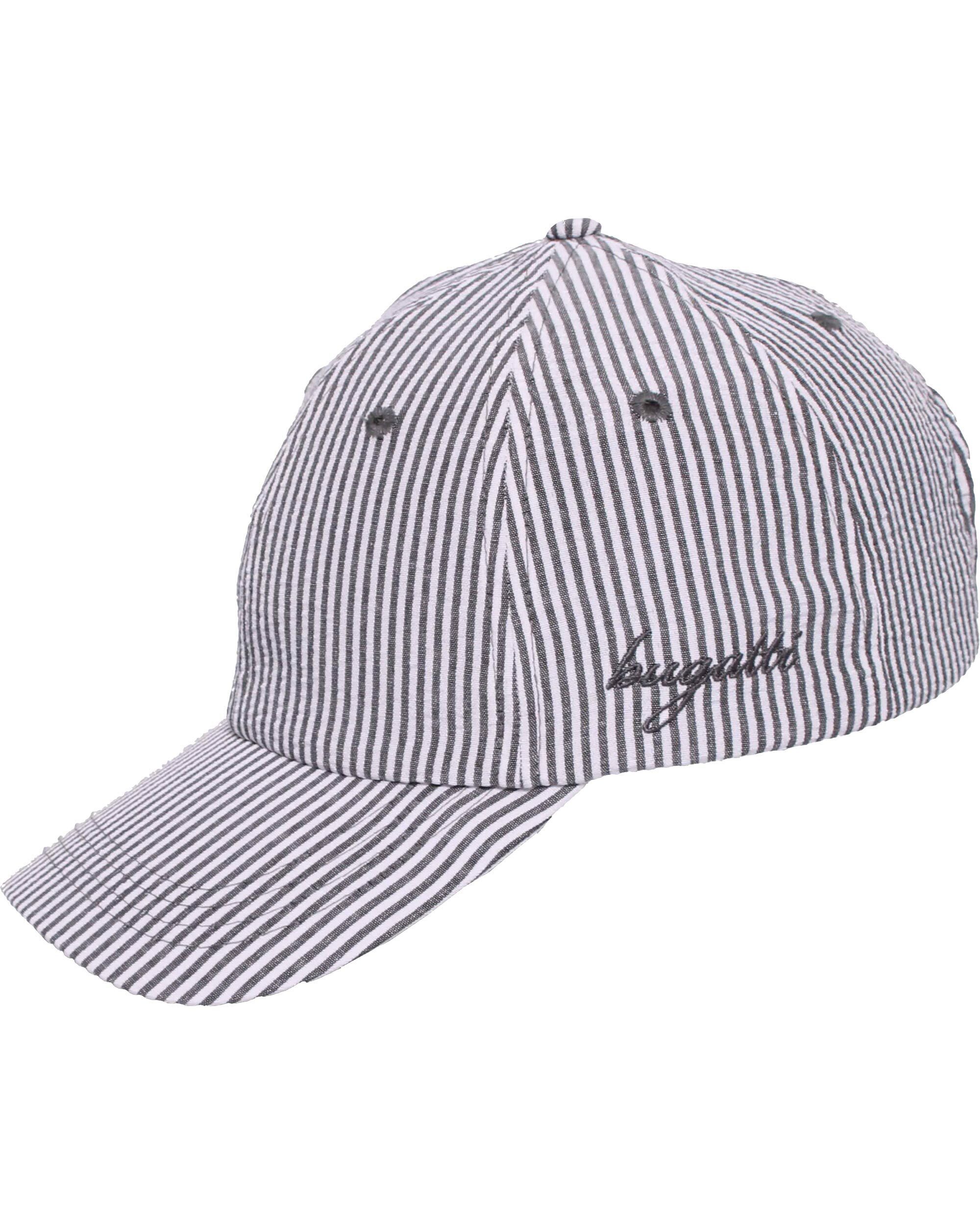 bugatti Baseball Cap Gestreifte bugatti Basecap mit Seersucker-Effekt