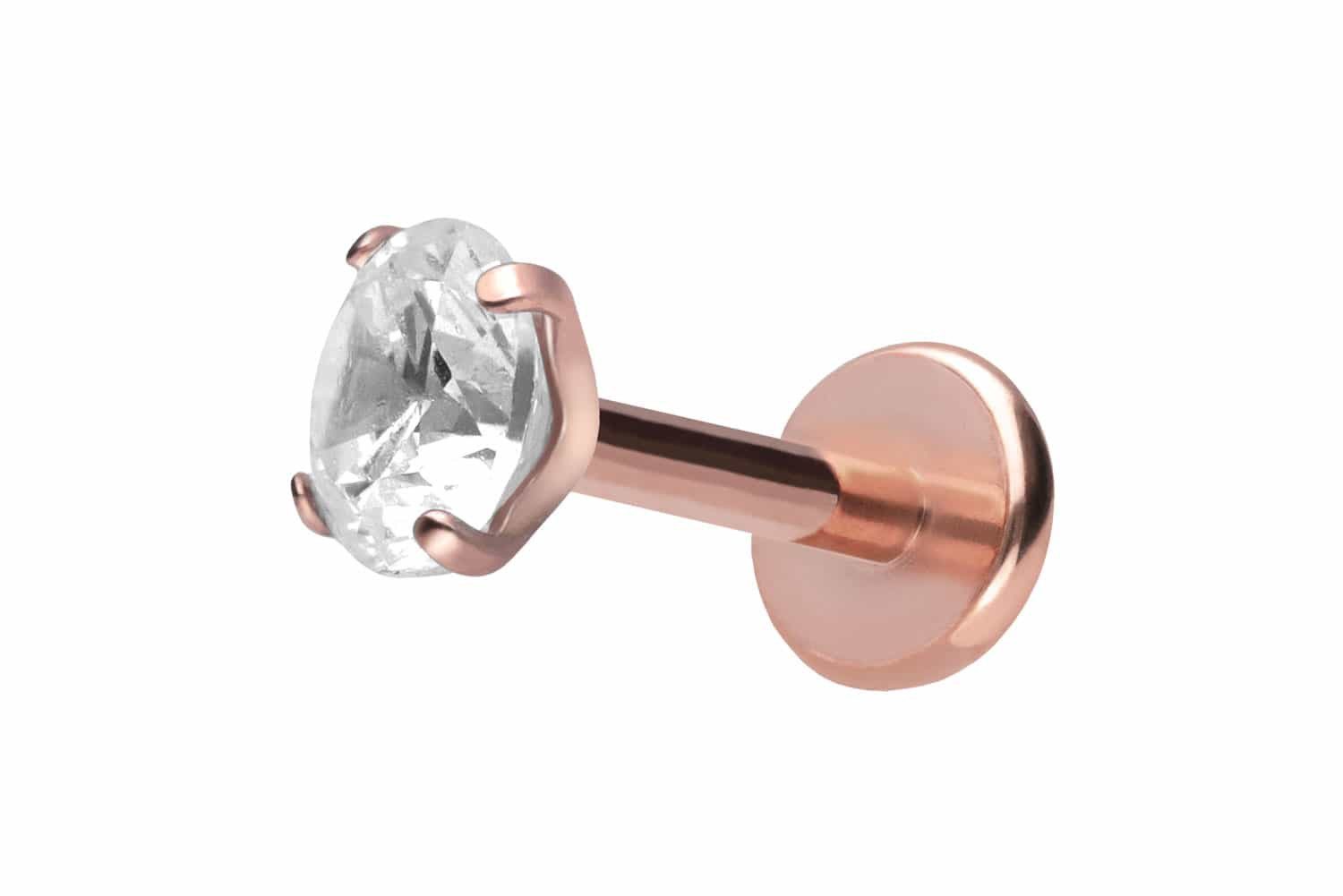 PIERCINGLINE Piercing-Set Titan Labret mit Push günstig online kaufen