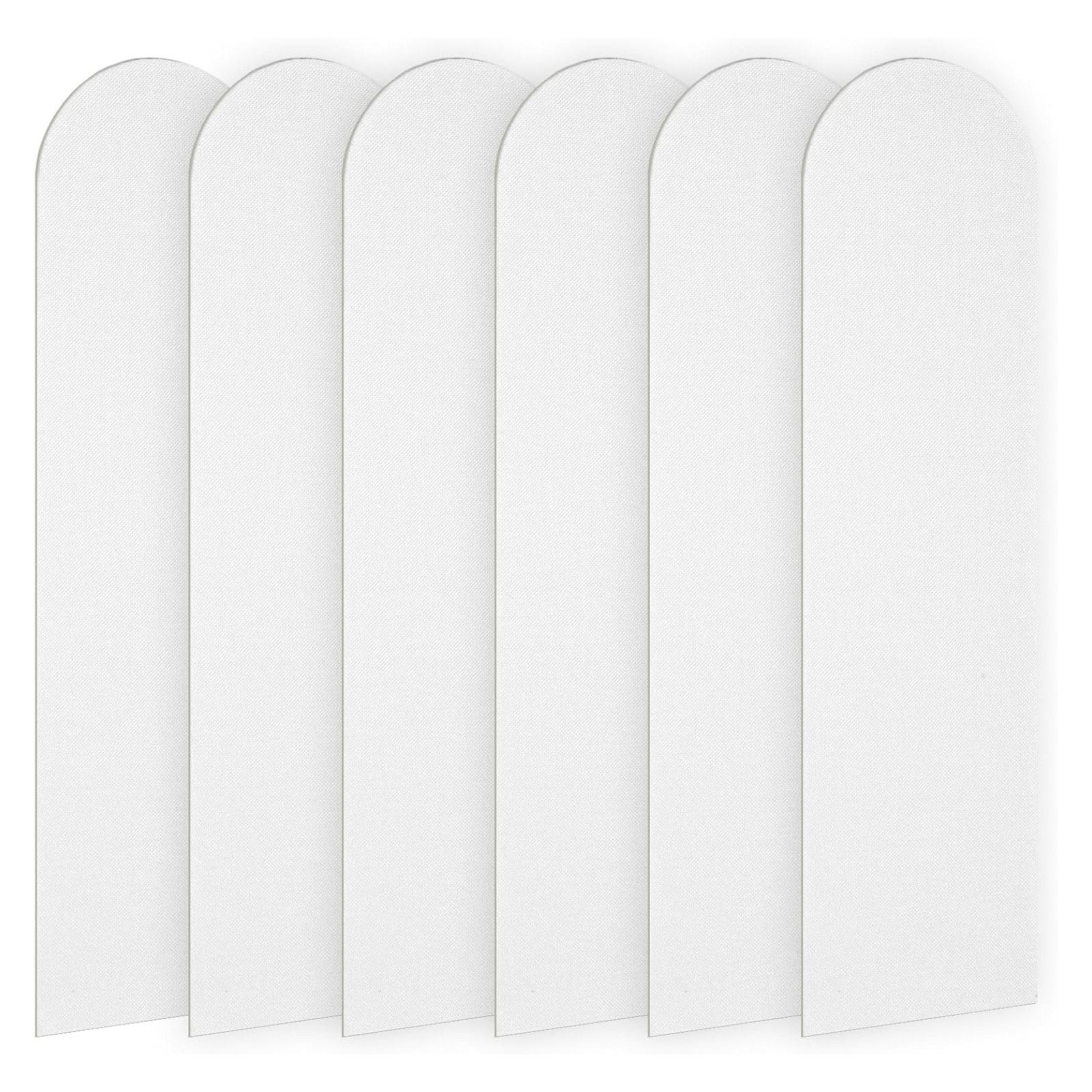 Diwzbyn 3D Wandpaneel 6er Set 3D-Wandpaneele 60 × 15 cm, 3D-Dekorations-Wandaufkleber, (6-tlg) Kinder-Stoßschutz-Schaumstoff-Wandpaneele