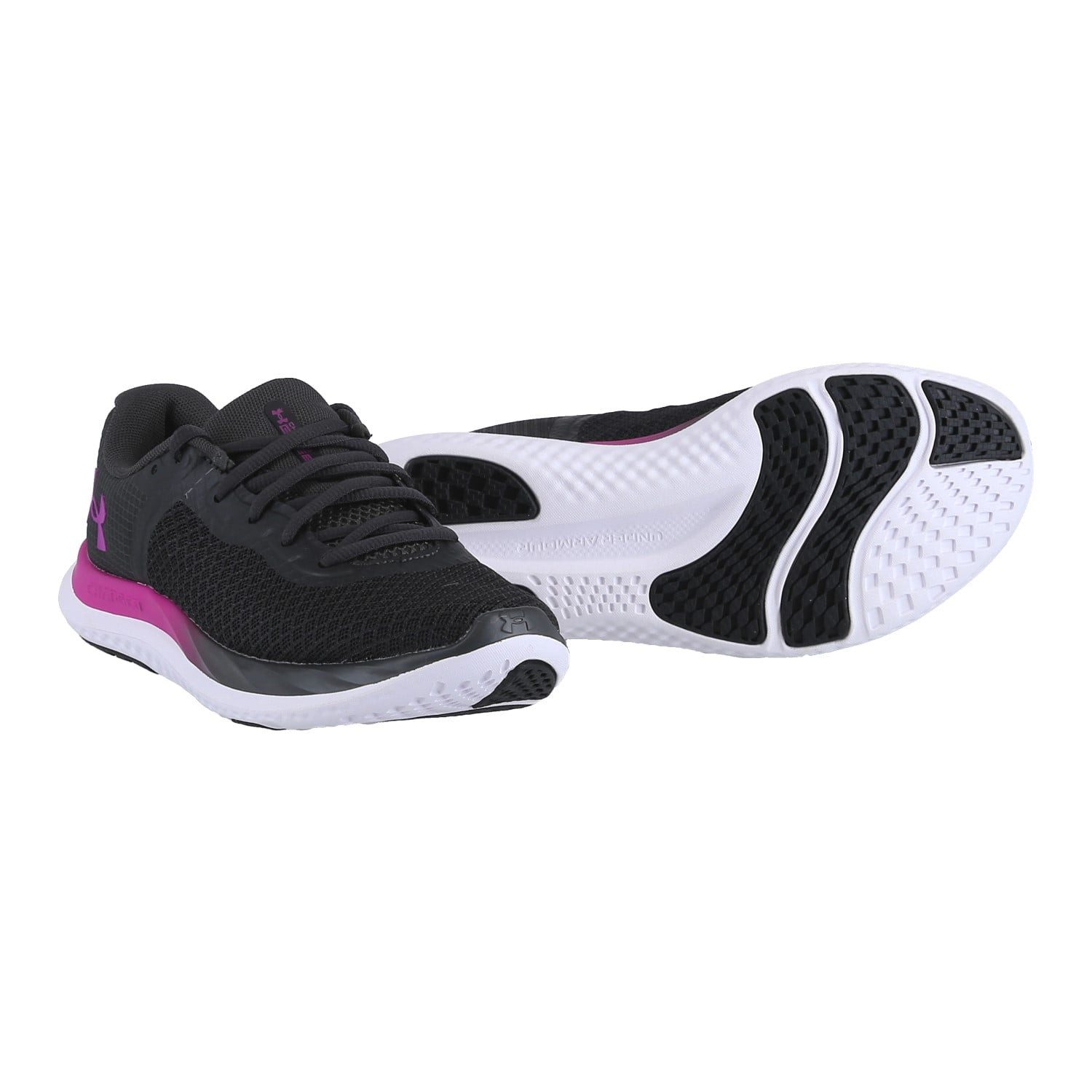 Under Armour® Charged Breeze schwarz/violett Damen Laufschuh