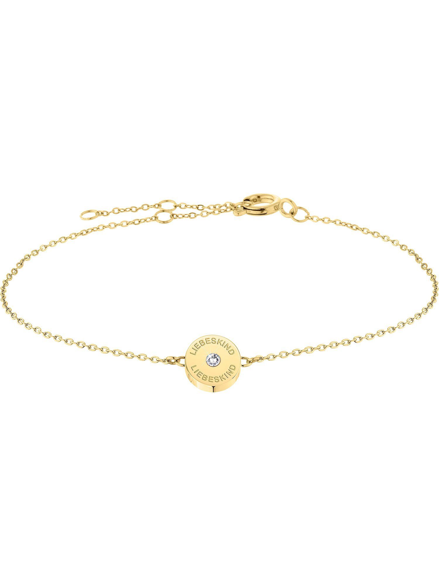 Edelstahlarmband Liebeskind Damen-Armband Edelstahl Zirkonia