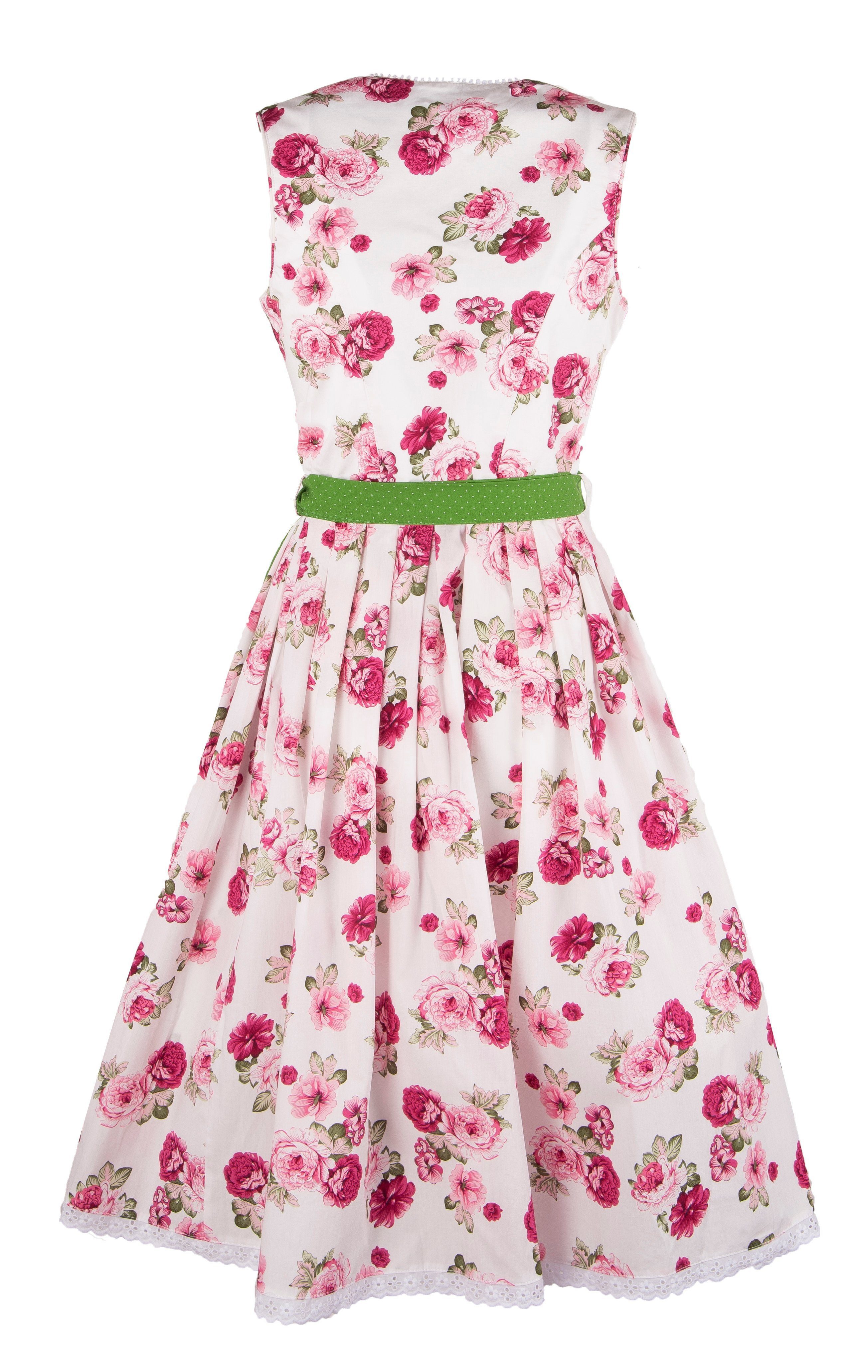 Ramona Lippert Dirndl Christine 2 teilig Rosen hochgeschlossen Rocklänge 65 günstig online kaufen