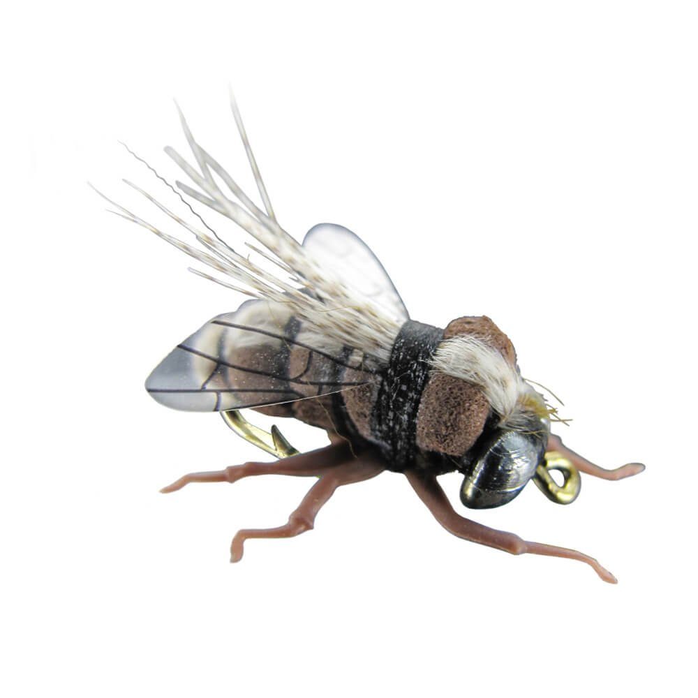 Jenzi Kunstköder Jenzi (4-St) Insektenimitate Fliege 4Stk. Wespe, Moschusbock Hornisse L