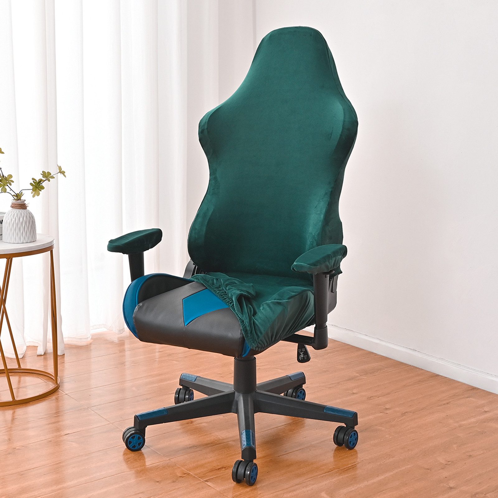 Jibenhome Bürostuhlhusse Stuhlbezug Samt Gaming Stuhl günstig online kaufen