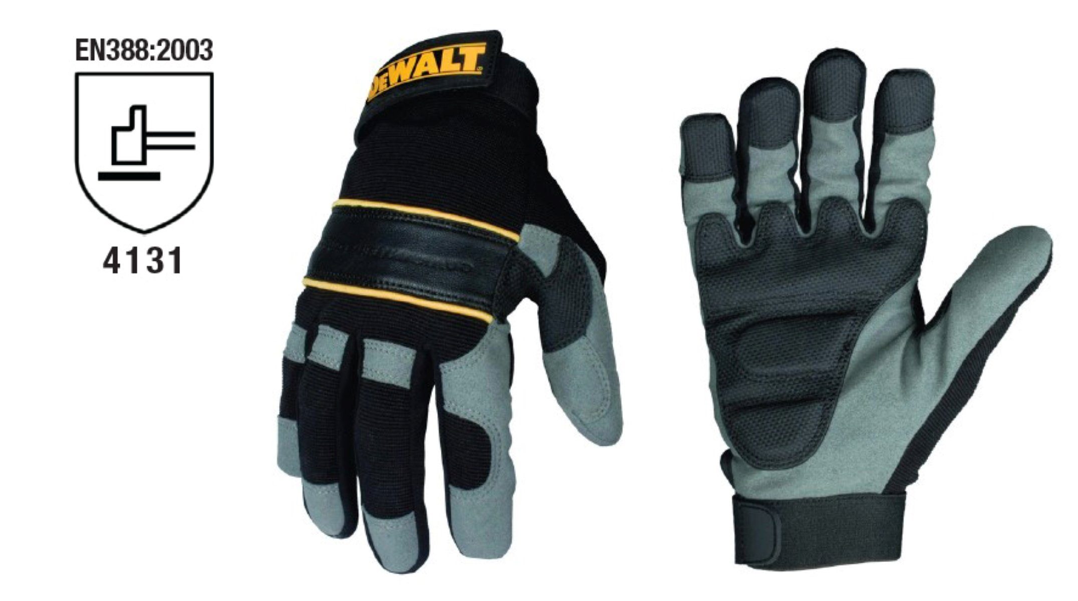 DPG33LEU DeWalt Gepolsterter (Nr. Montage-Handschuhe 10) L Handfläche Arbeitshandschuh: Größe