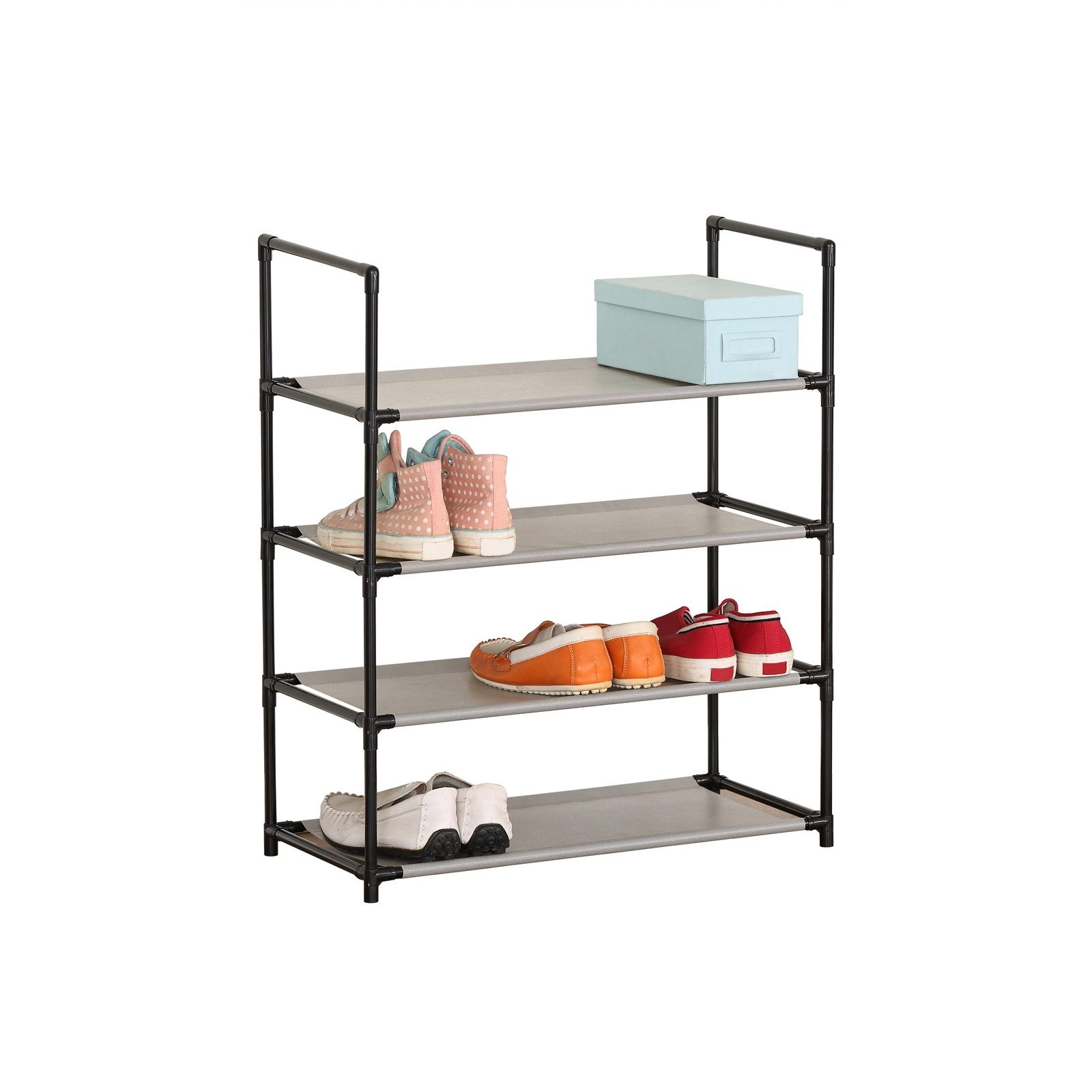 HTI-Living Schuhregal Schuhregal 4 Etagen Lena, Stück 1-tlg., Schuhablage