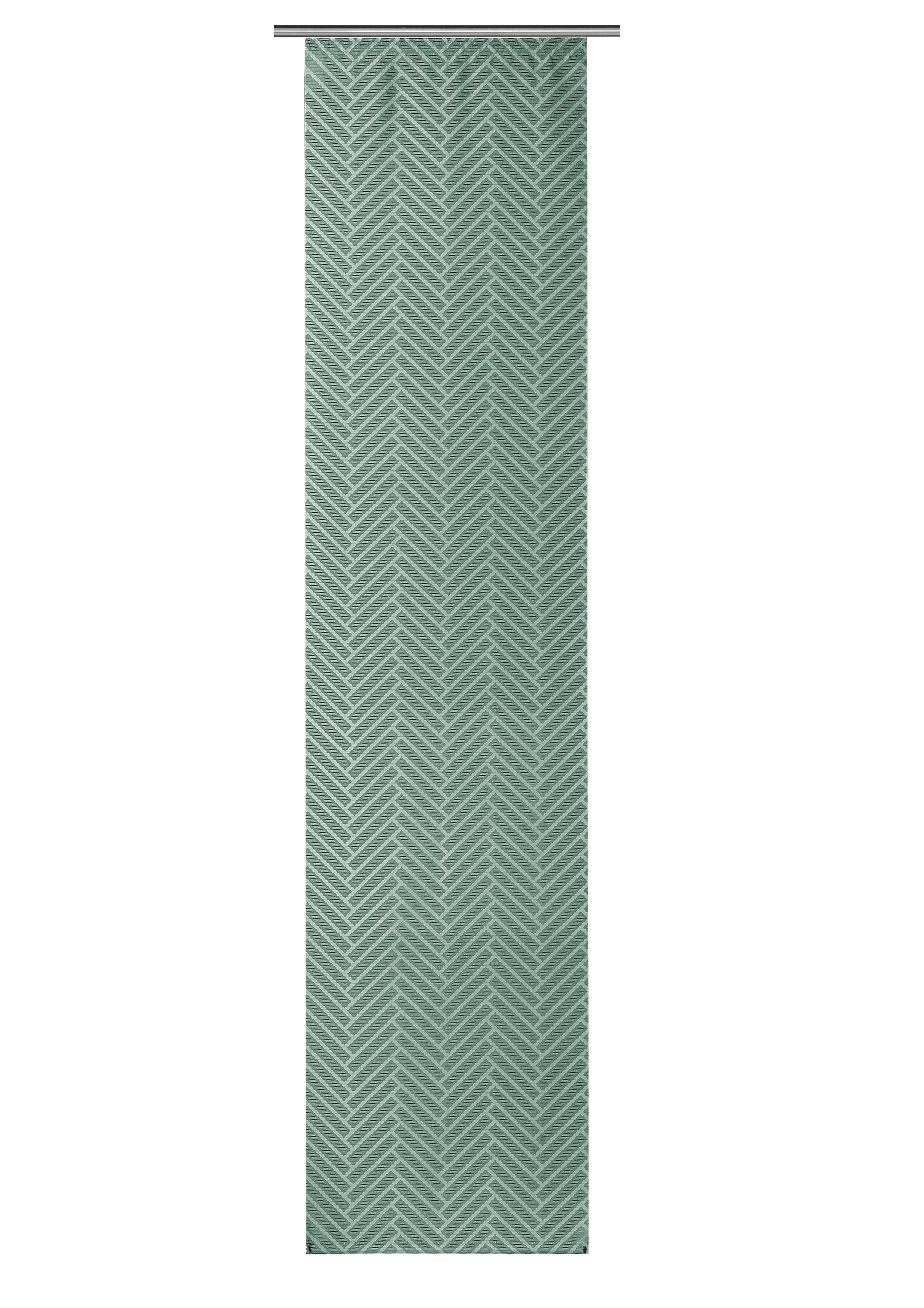 Verdi Schiebegardine Schiebevorhang Marie 60 x 245 cm, Paneelwagen, halbtransparent