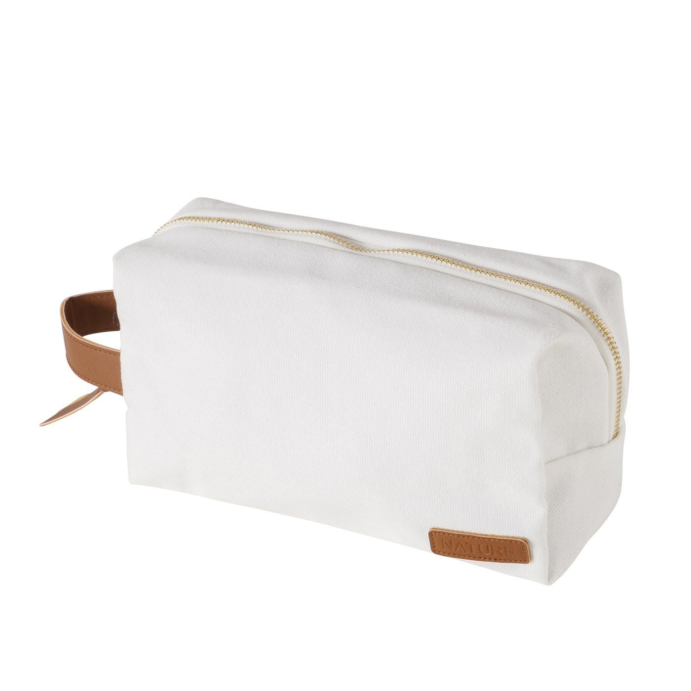 MF Kosmetiktasche Kosmetiktasche Travel Paris Cremeweiß Baumwolle 26cm (1-tlg)