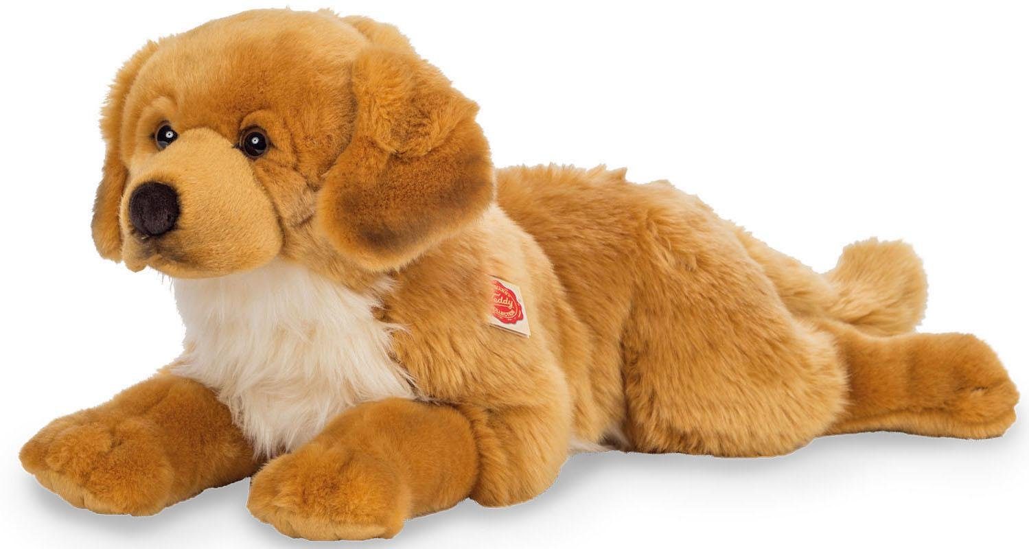Teddy Hermann® Kuscheltier Herzekind, Golden Retriever bernstein, 60 cm, zum Teil aus recyceltem Material