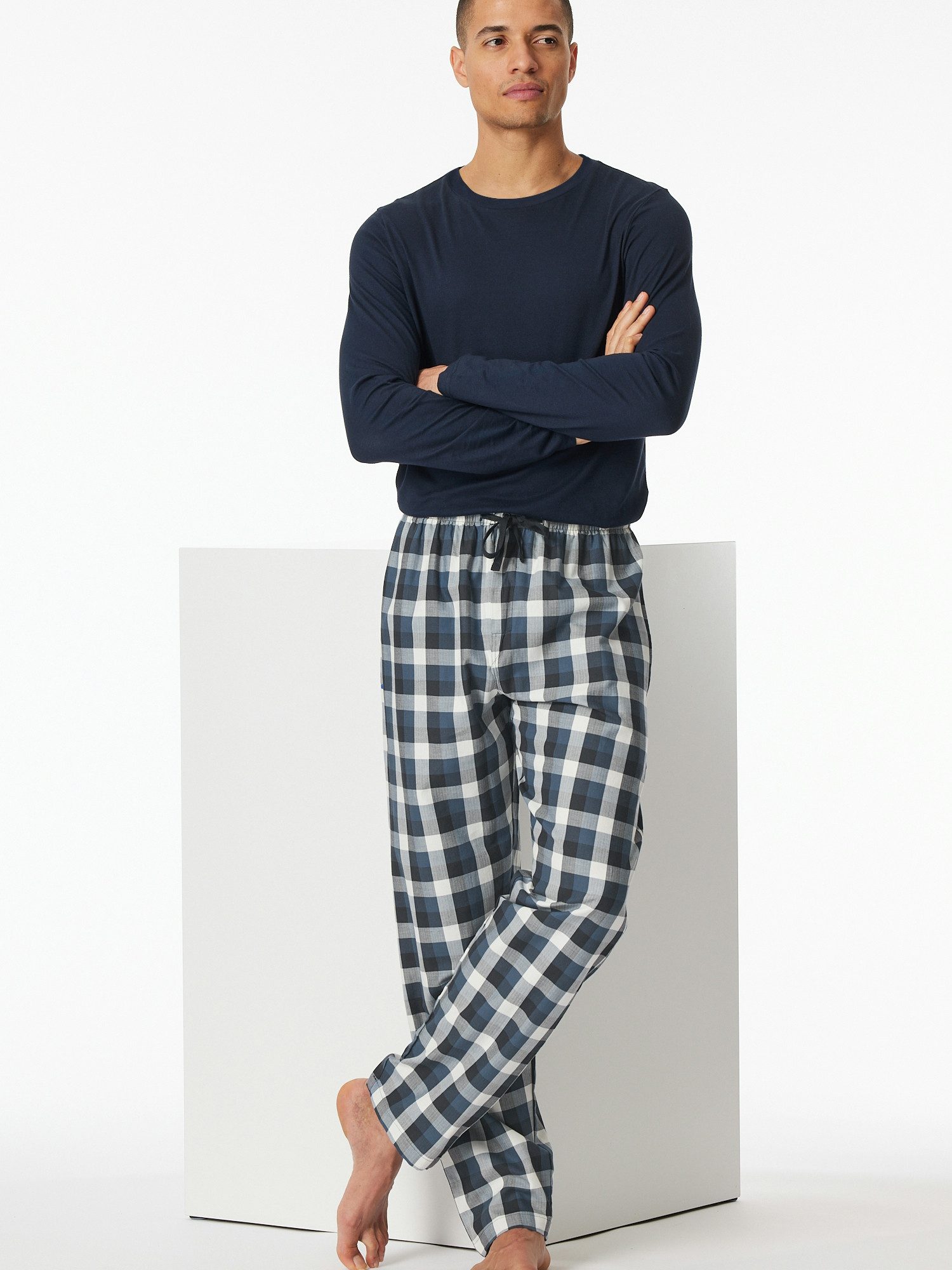 Schiesser Pyjamahose Mix Relax schlaf-hose pyjama günstig online kaufen