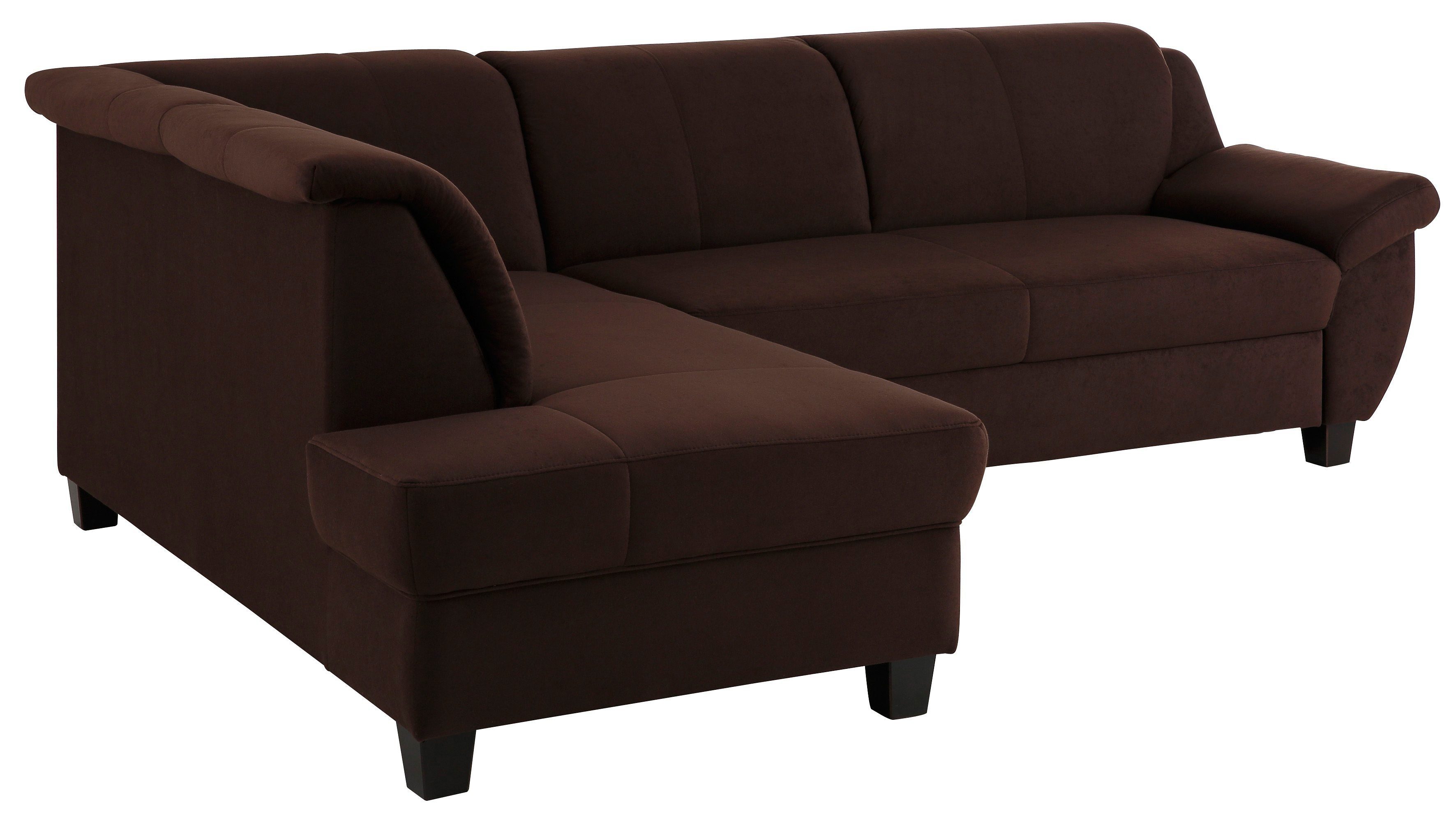 Home affaire Ecksofa Yesterday zeitlos und elegant, bequeme Armlehnen, L-Form, wahlweise mit Bettfunktion, auch in Cord