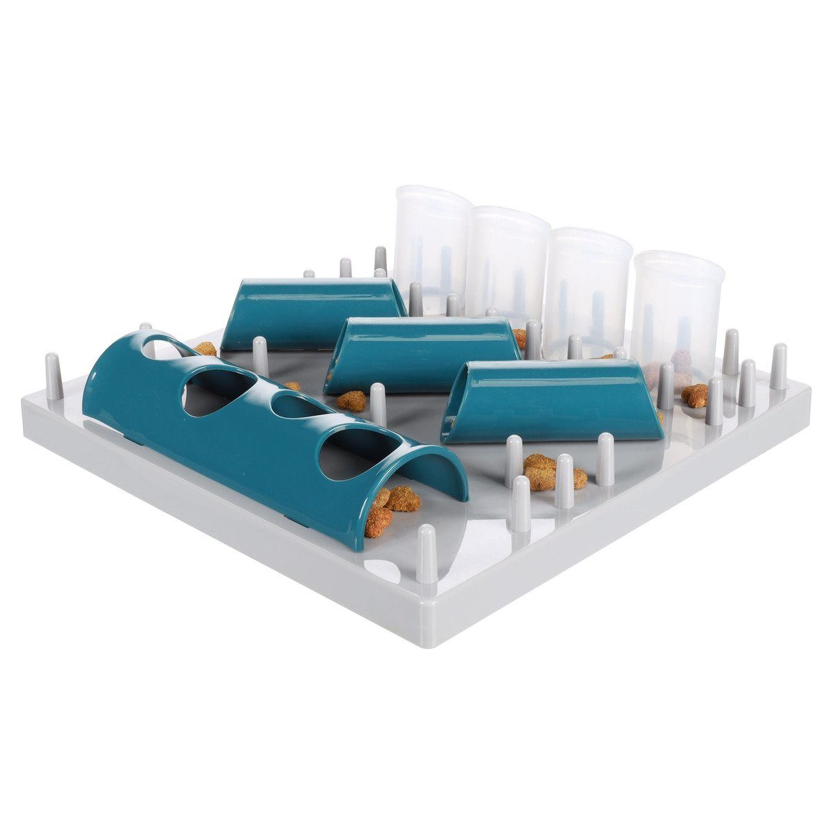 Flamingo Tier-Intelligenzspielzeug Katzenspielzeug Fumbo grau günstig online kaufen