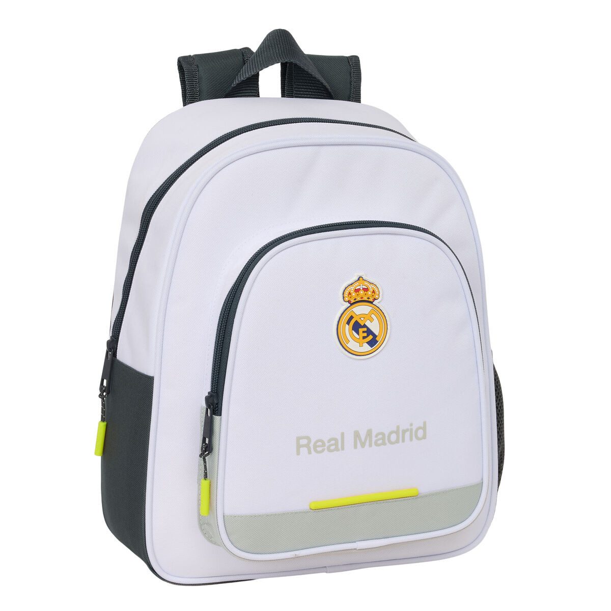 safta Rucksack 28 x 34 x 10 cm Kinder Rucksack Real Madrid CF Weiß 28x34x10 cm