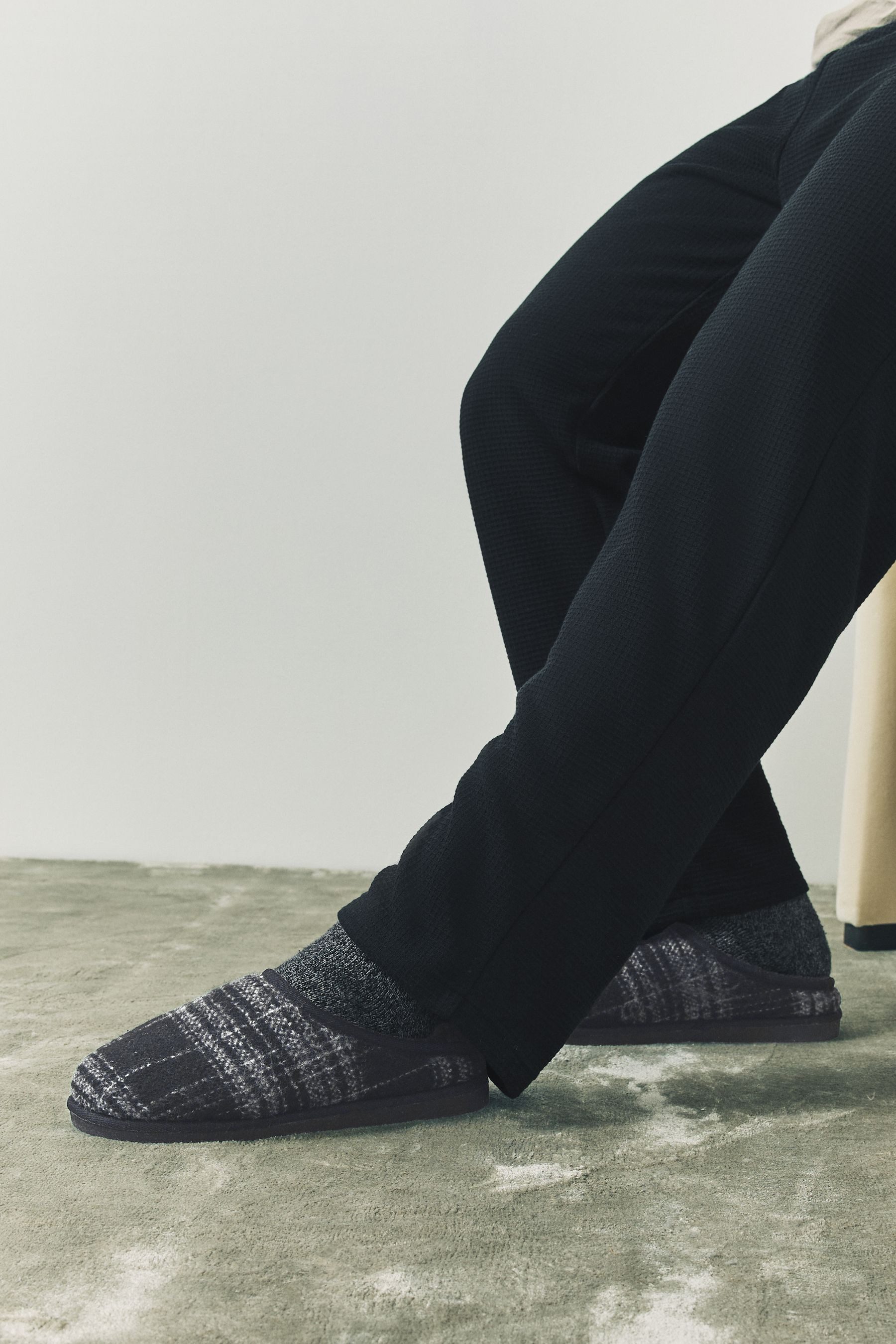 Next Karierte Hausschuhe Hausschuh (1-tlg)