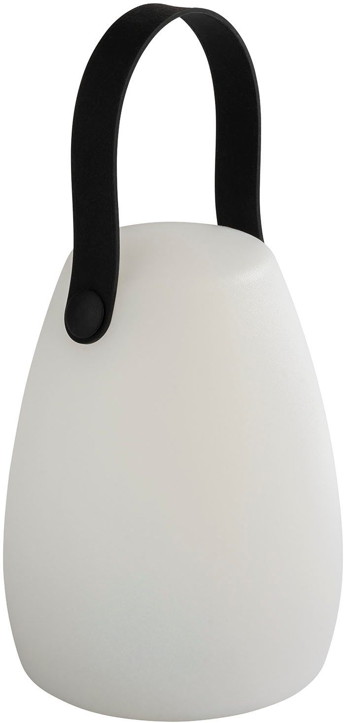 APS Tischleuchte NIELS, CCT - über Fernbedienung, LED fest integriert, RGB, warmweiß - kaltweiß, kabellose Leuchte, inkl. Fernbedienung, IP 54 Spritzwassergeschützt