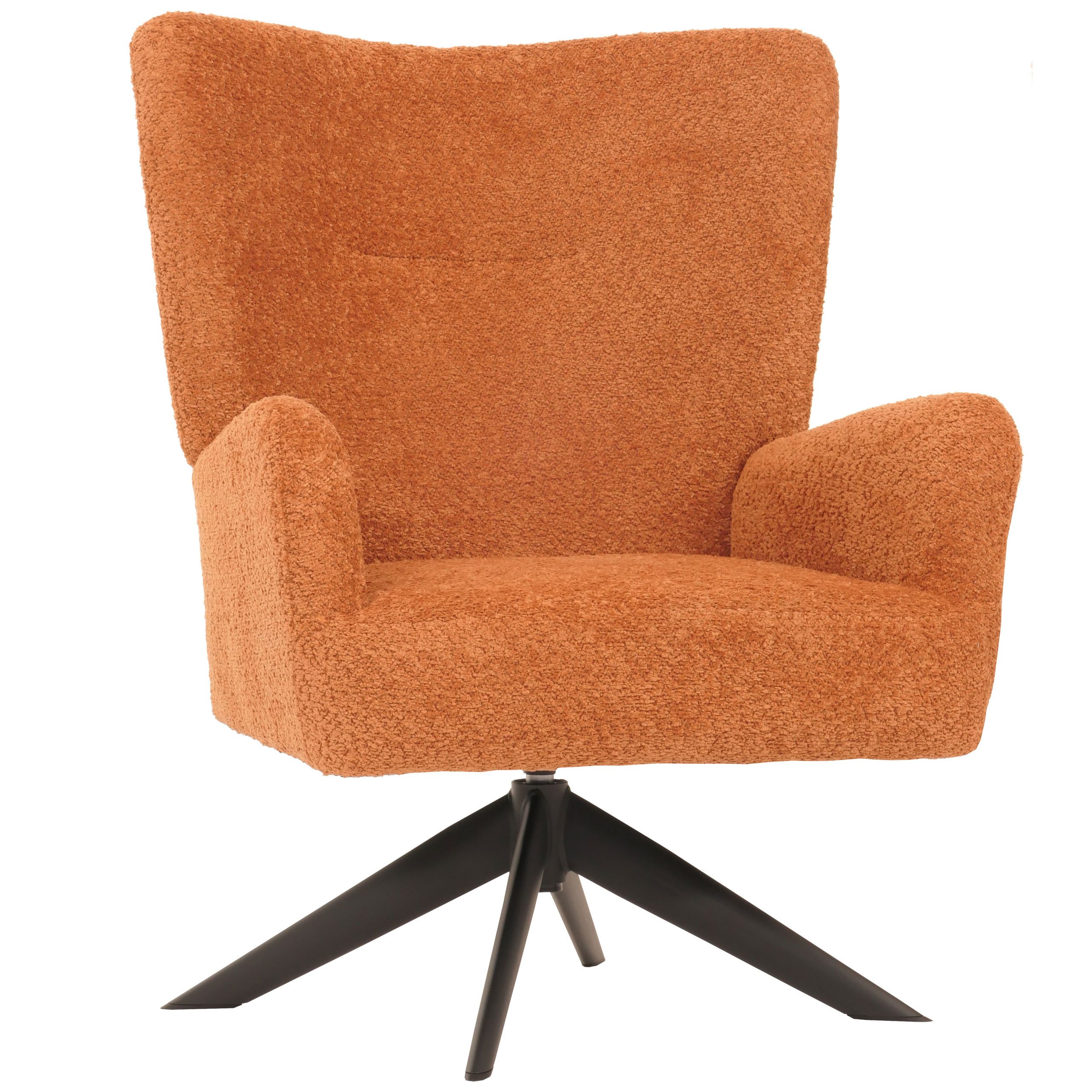 MCW Loungesessel MCW-N65, Moderner Chenille-Stoffbezug