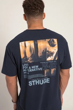 STHUGE T-Shirt STHUGE T-Shirt Halbarm Oversize Rückenprint