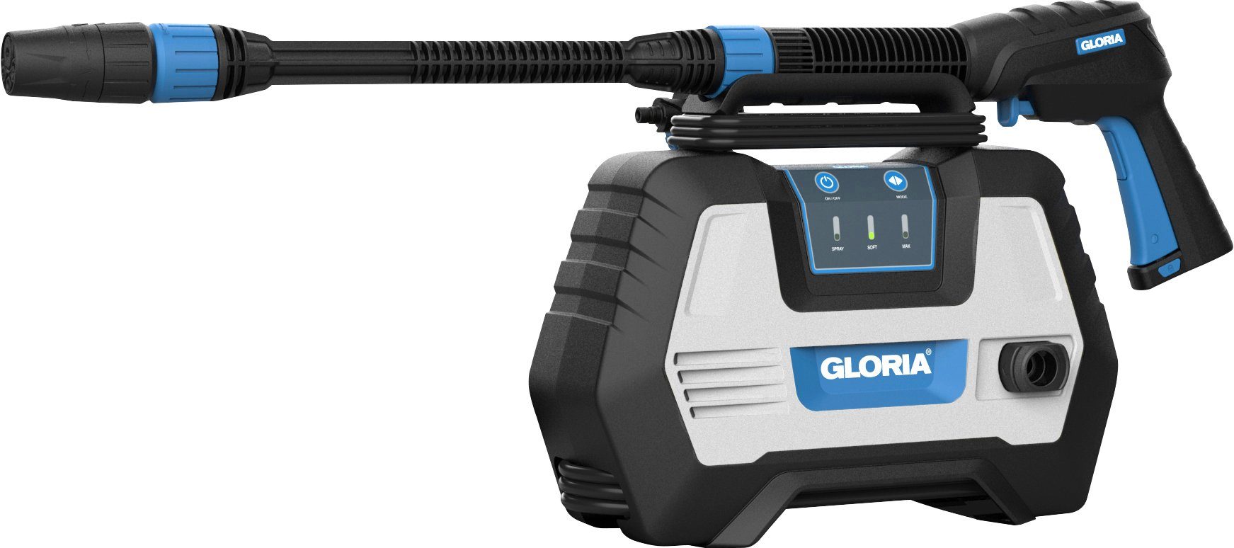Gloria Hochdruckreiniger MultiJet 230 V, Druck max: 120 bar, 1500 W,  Fördermenge max: 350 l/h