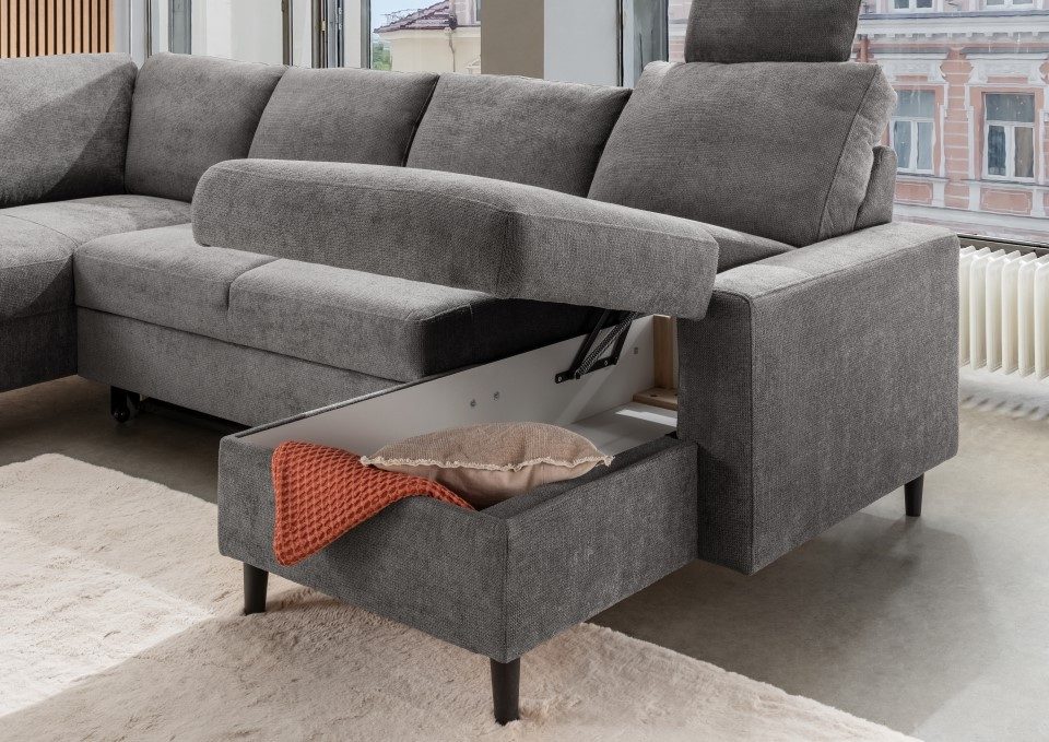 Myhomelando Wohnlandschaft Peso, mit Schlaffunktion