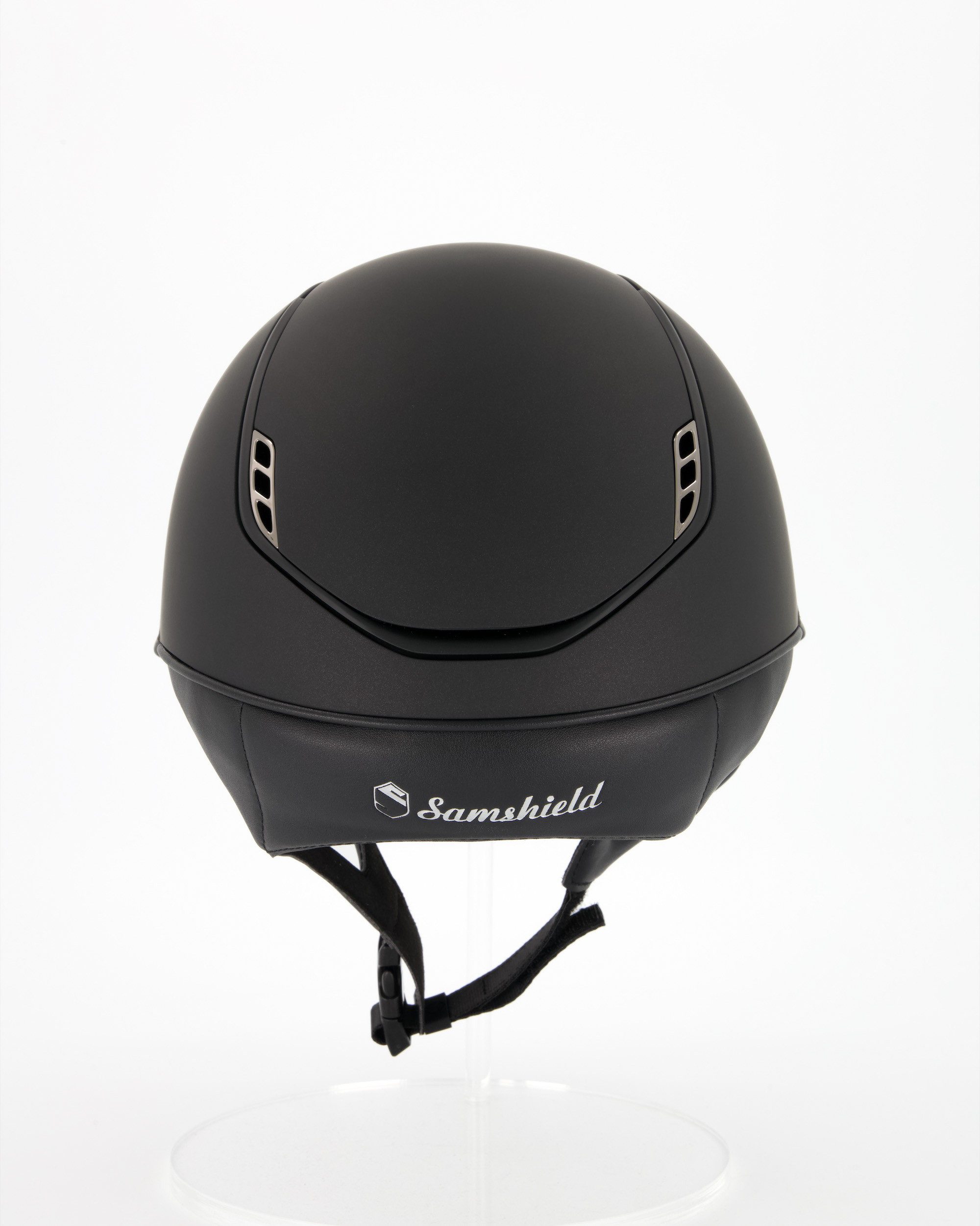 Samshield Reithelm Reithelm 2.0 Miss Shield Shadowmatt Black, Top Shadowmatt Black, Front