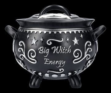 Figuren Shop GmbH Aufbewahrungsdose Schatulle Hexenkessel - Big Witch Energy - Fantasy Aufbewahrung Deko