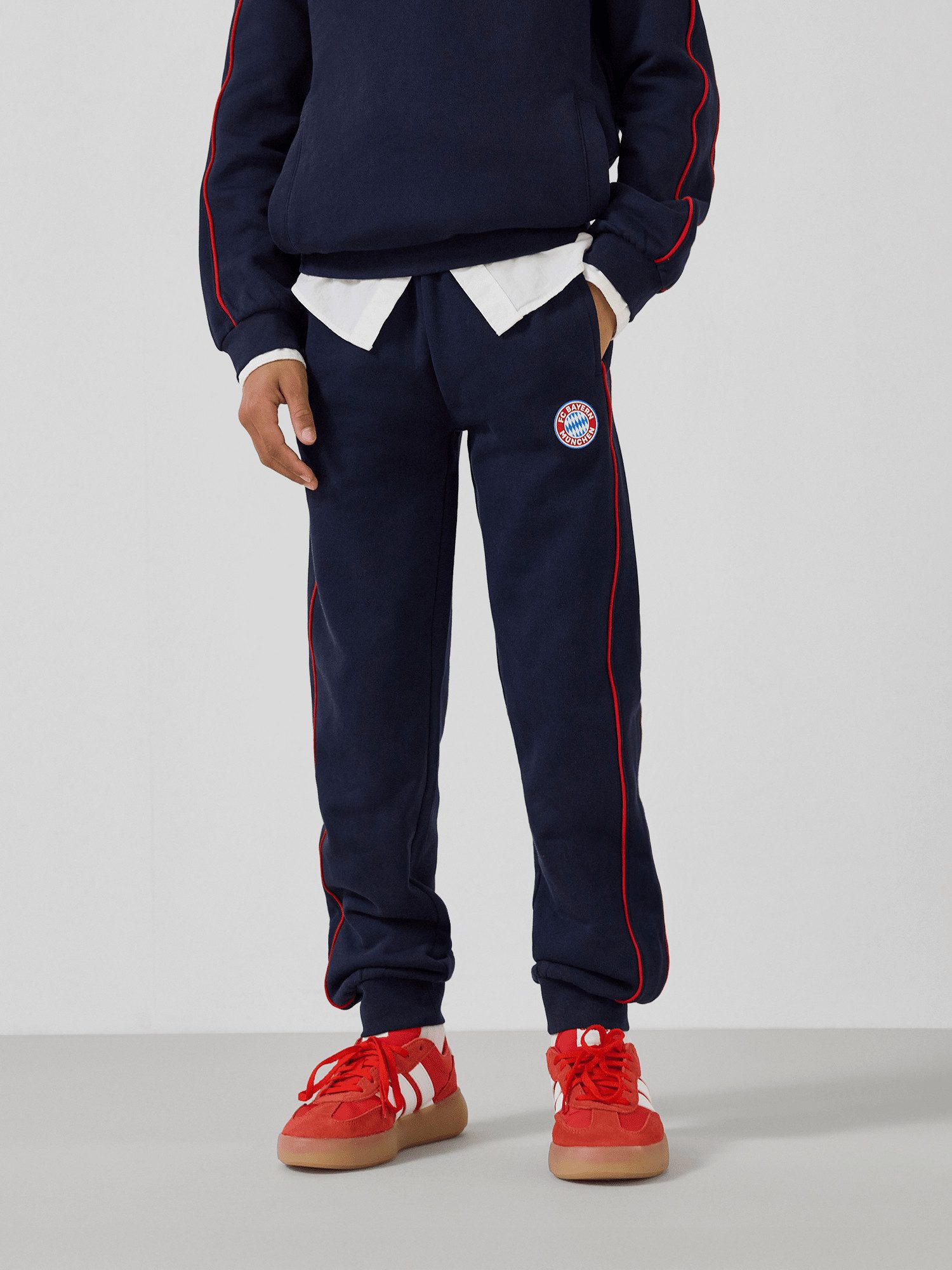 FC Bayern München Sweathose FC Bayern München, Sweatpant Essentials, Kinder, Navy