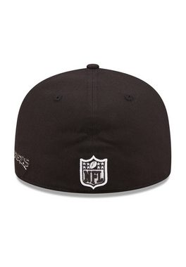 New Era Fitted Cap New Team City Patch 59Fifty Cap LAS VEGAS RAIDERS Schwarz Grau