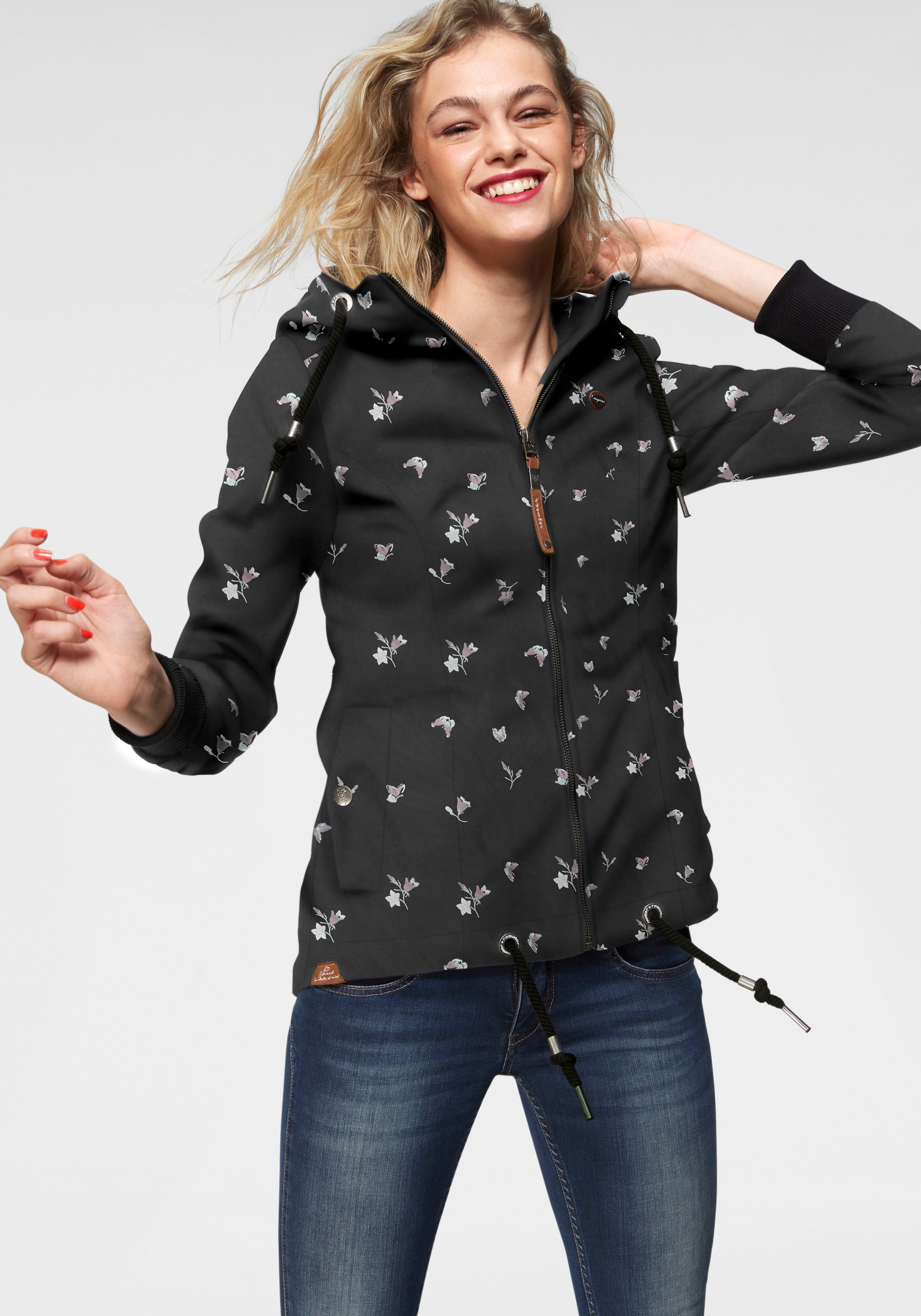 Ragwear Outdoorjacke DANKA Urban Streetwear- Übergangs-Style mit Kapuze