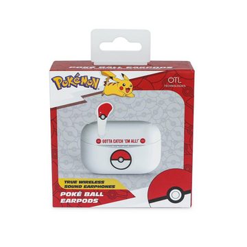 OTL Bluetooth-Kopfhörer V5.0 Pokemon Pokeball mit Ladebox Bluetooth-Kopfhörer (True Wirless, Leichtes Gewicht, Hochwertiger Klang)