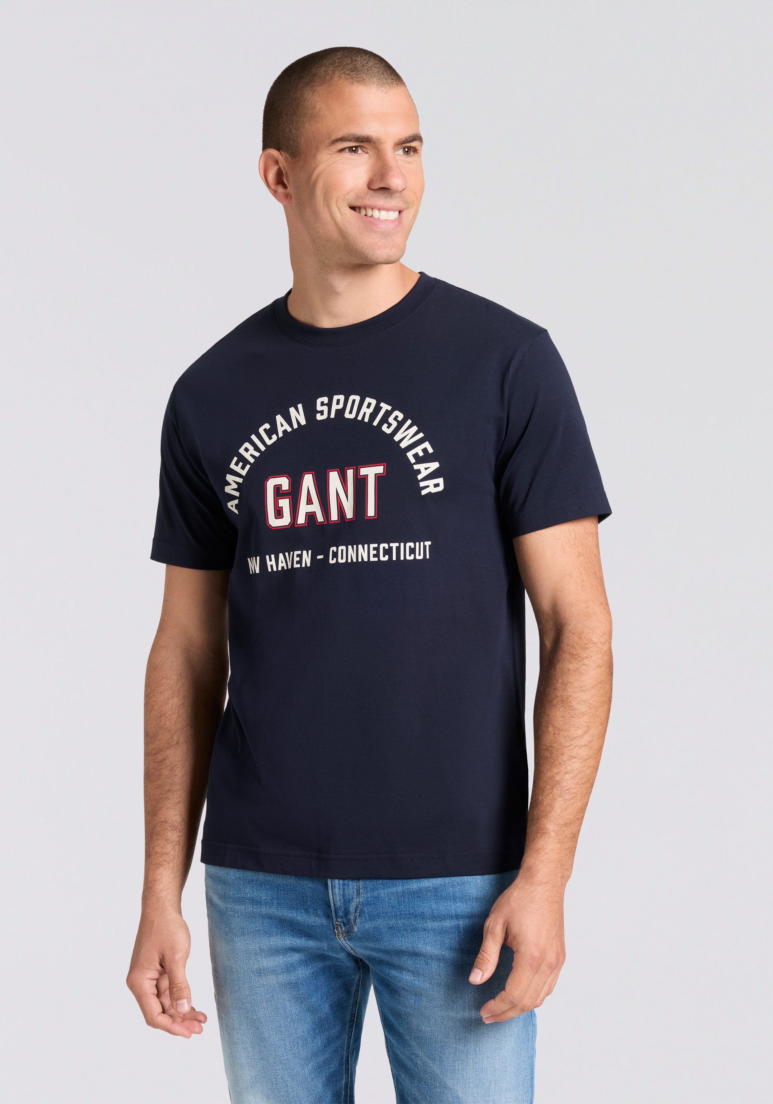 Gant T-Shirt PRINTED GRAPHIC Regular Fit, günstig online kaufen