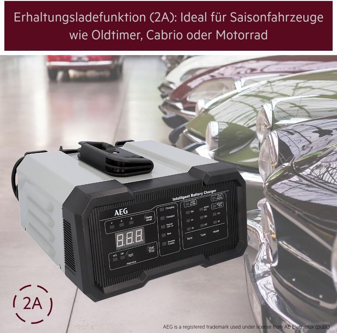 AEG AEG Battery Charger CW10 6/12V Car Battery Charger