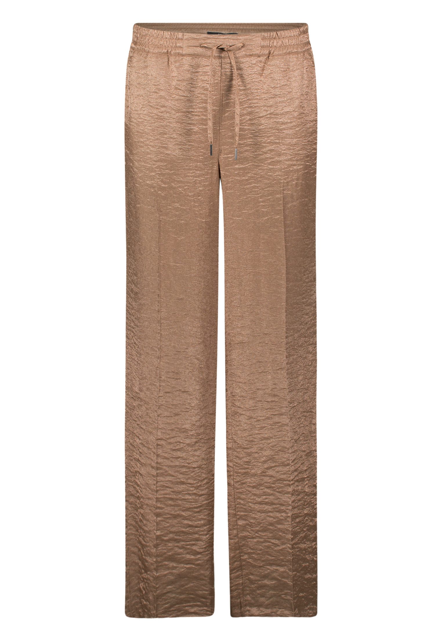 Zero Stoffhose Damen mit Knittereffekt 30 Inch Bindedetail günstig online kaufen