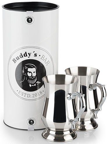 Buddy's Cocktailglas, Edelstahl, 500 ml, 2-teilig