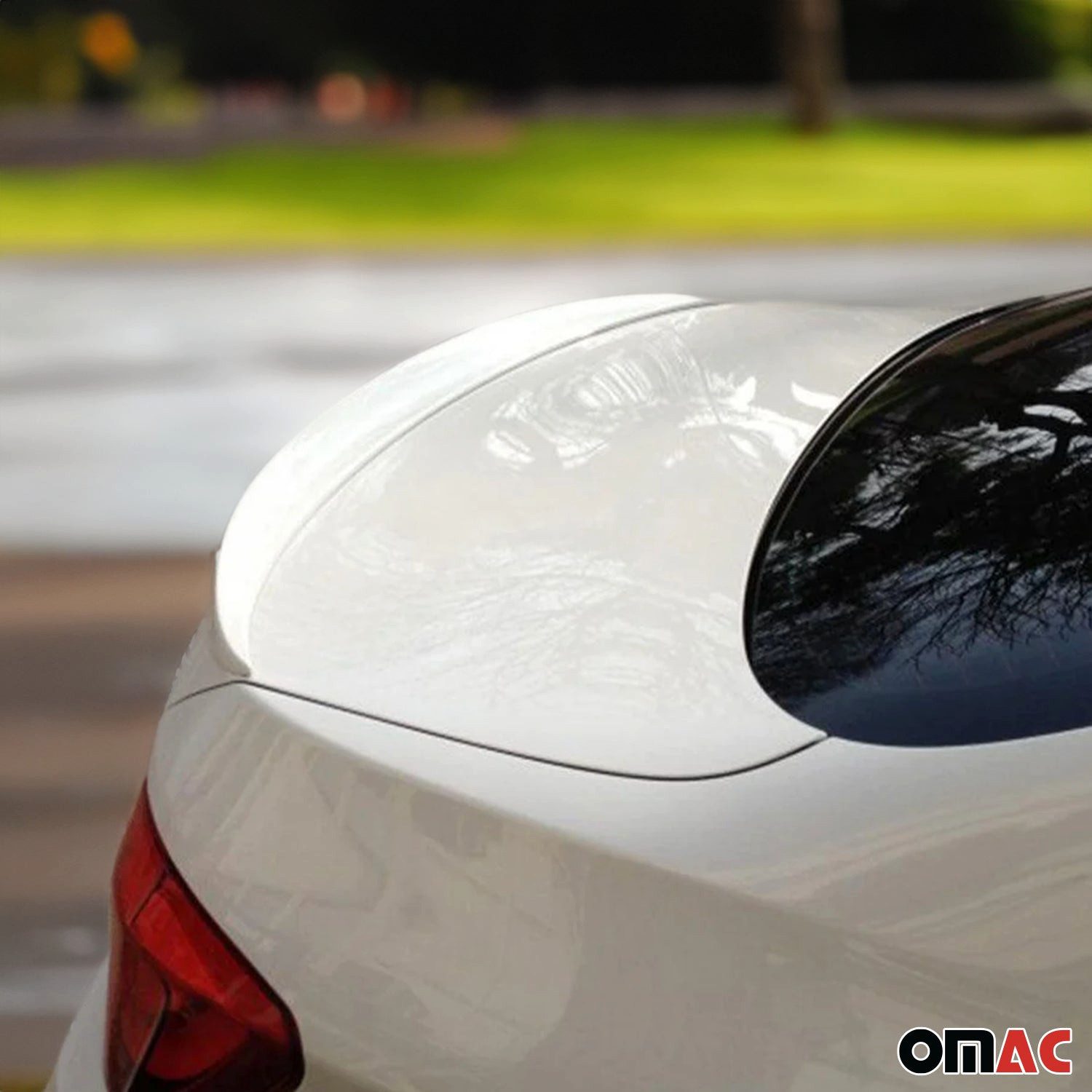 OMAC Heckstoßstange 2010-2016 BMW 5er F10 Limo Heckspoiler Dachspoiler ABS Lackierbar, 1-St., Aerodynamik, Leichtbau,Rostbeständig UV- & witterungsbeständig