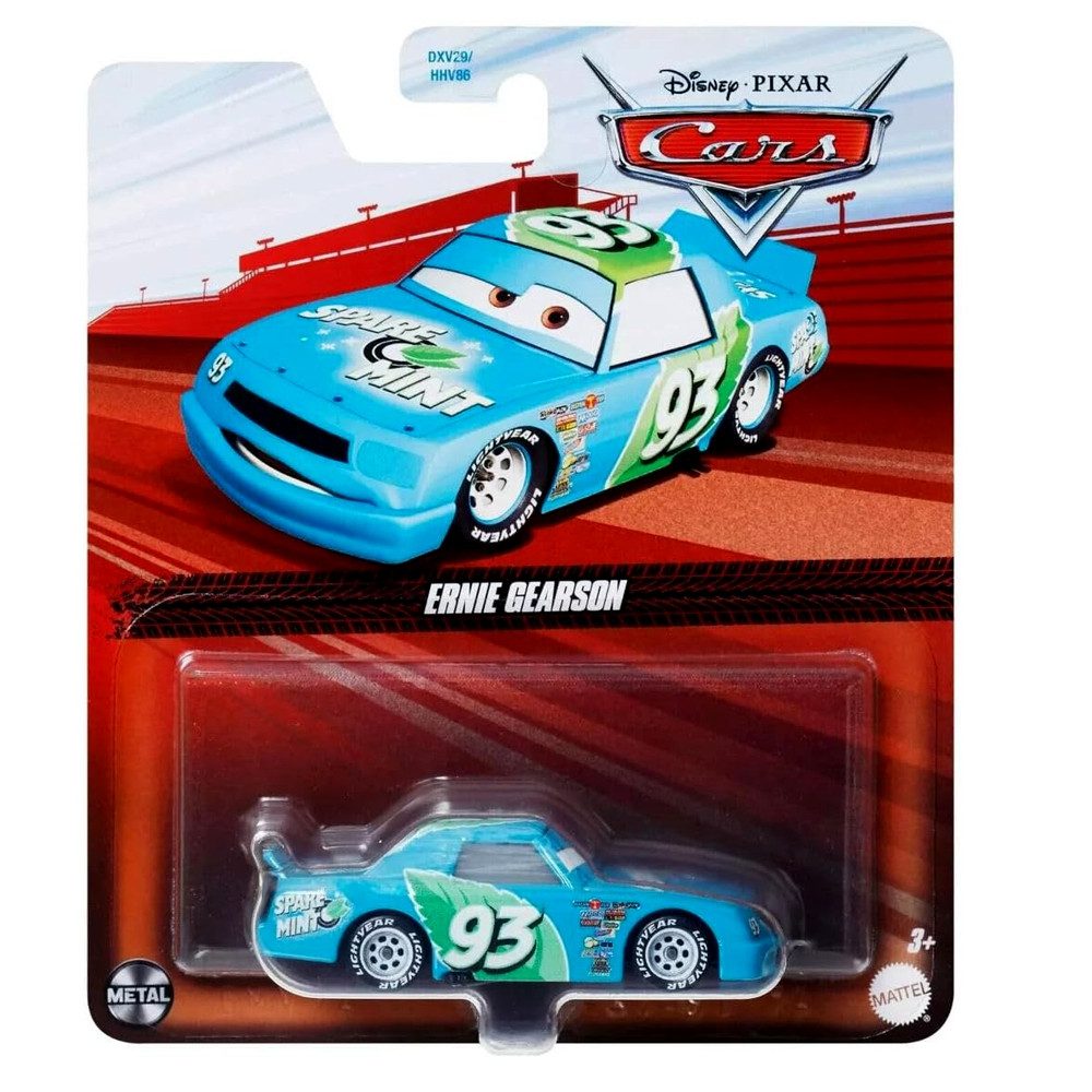Disney Cars Spielzeug-Rennwagen Ernie Gearson JDL73 Disney Cars Die-Cast 1:55 Fahrzeug Auto
