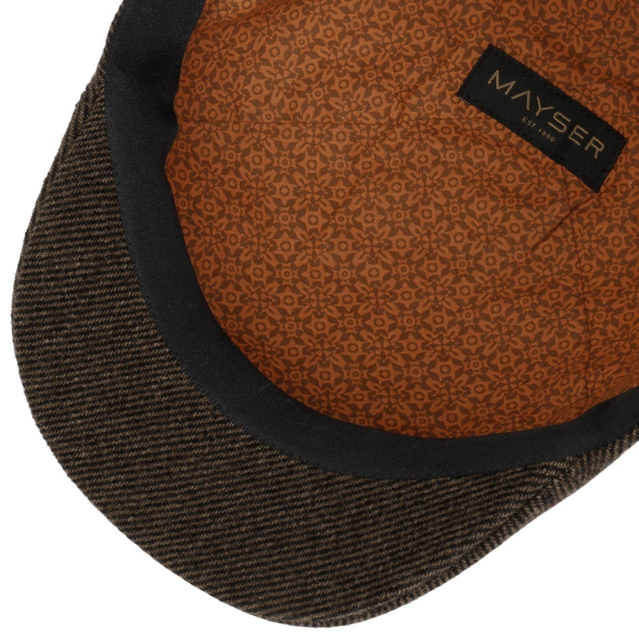 Mayser Flat Cap EU mit in Schirmmütze Schirm, the Made (1-St)