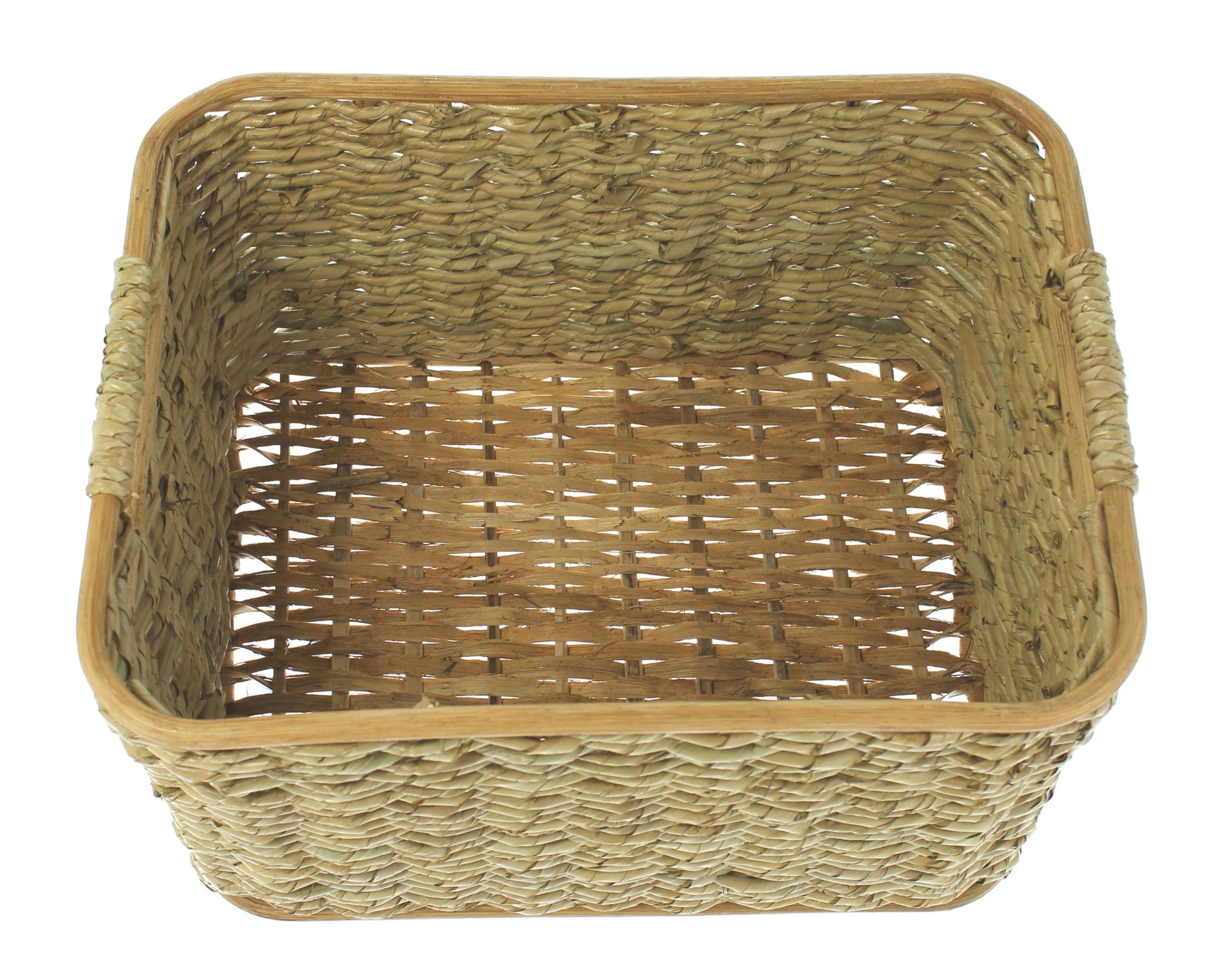 Frank Flechtwaren Flechtkorb Aufbewahrungskorb Rattan 40x30x23cm – Regalkorb