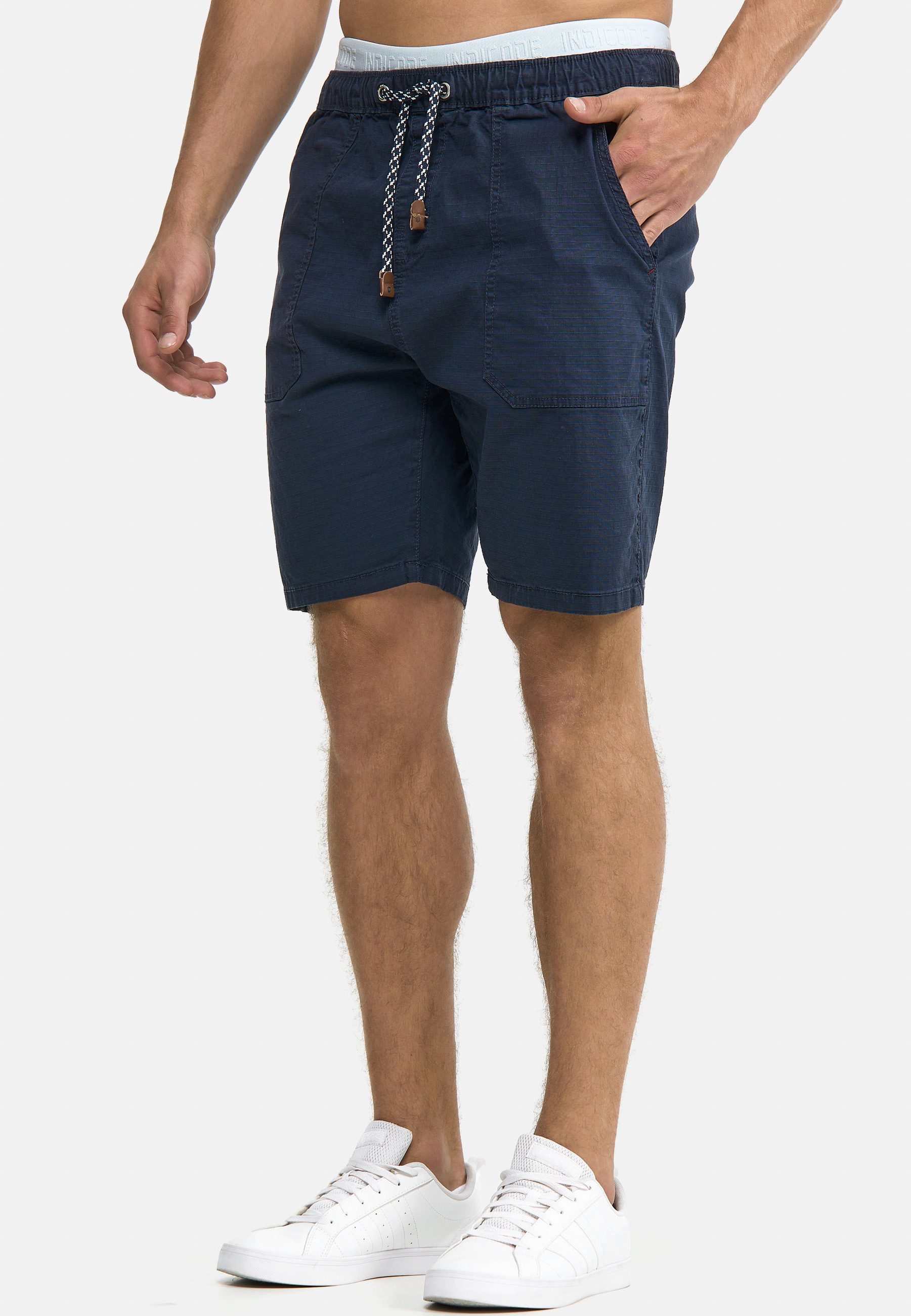 INDICODE Chinoshorts Herren Stoufville Chino Shorts Herrenshorts aus elastischer Baumwoll-Qualität, mit Kordelzug – Bild 4 von 5