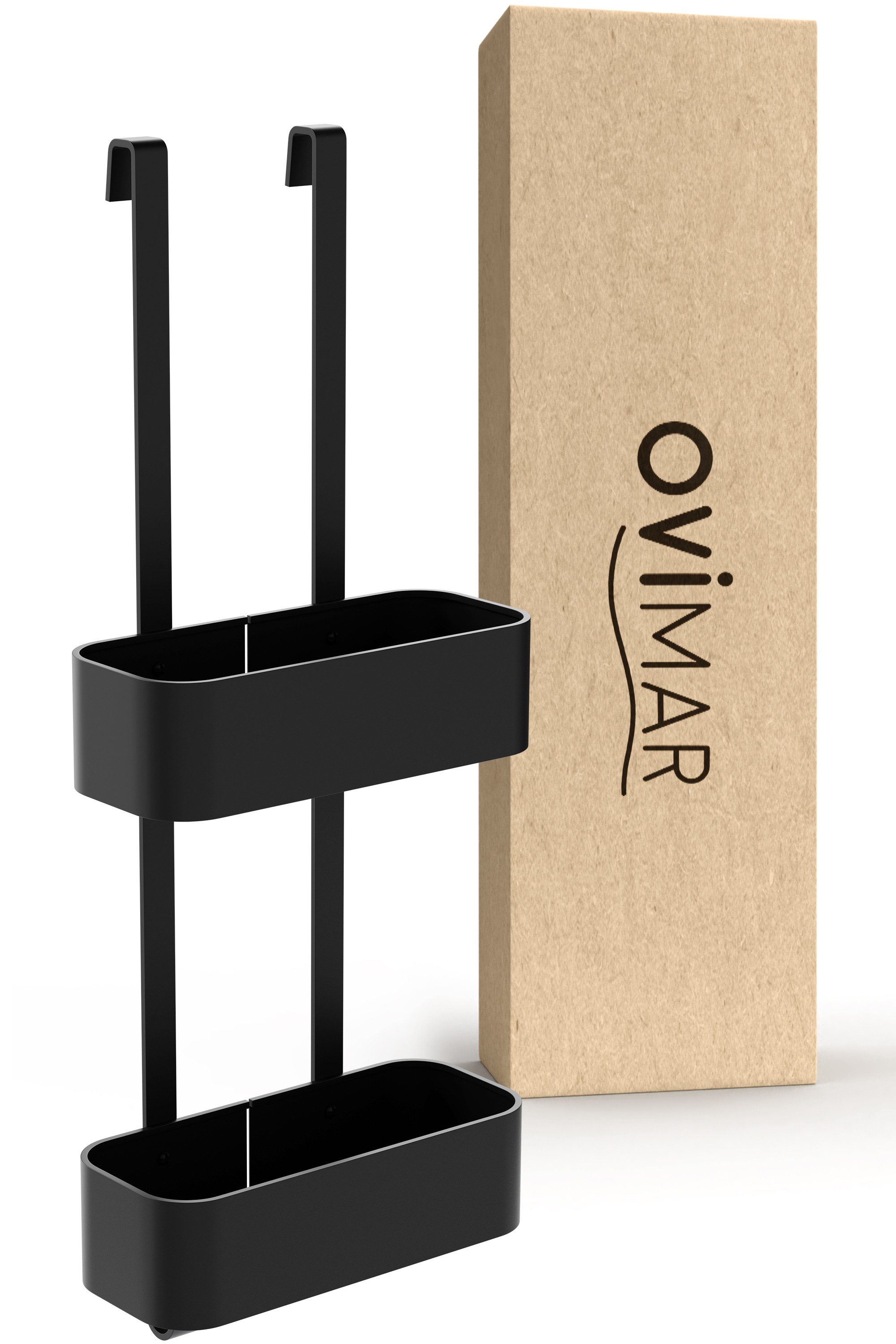 ovimar Duschregal Bleikoya, 1-tlg., aus Edelstahl in Schwarz zur Zum Aufhän günstig online kaufen