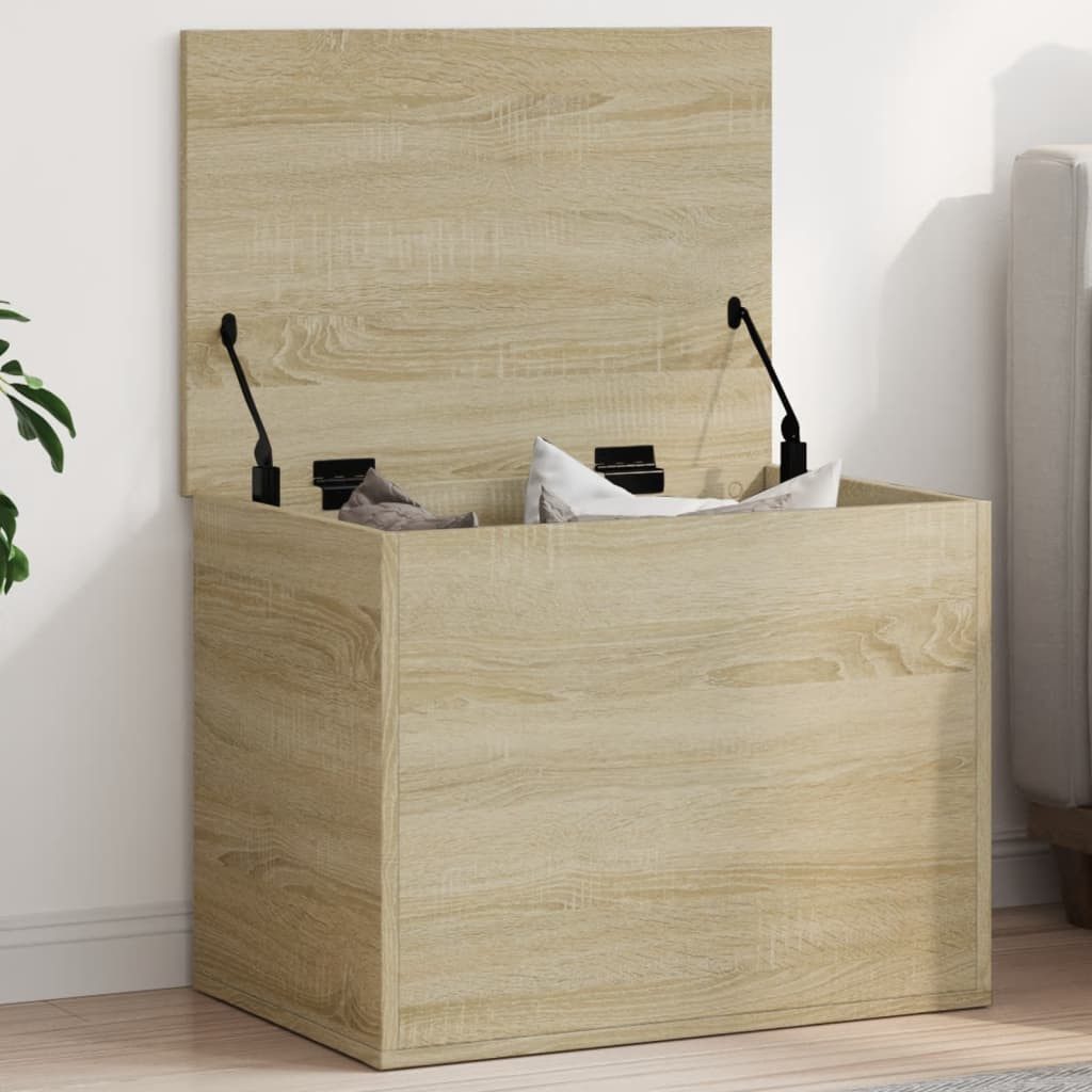 vidaXL Aufbewahrungsbox Truhe Sonoma-Eiche 60x42x46 cm Holzwerkstoff (1 St) – Bild 2 von 5