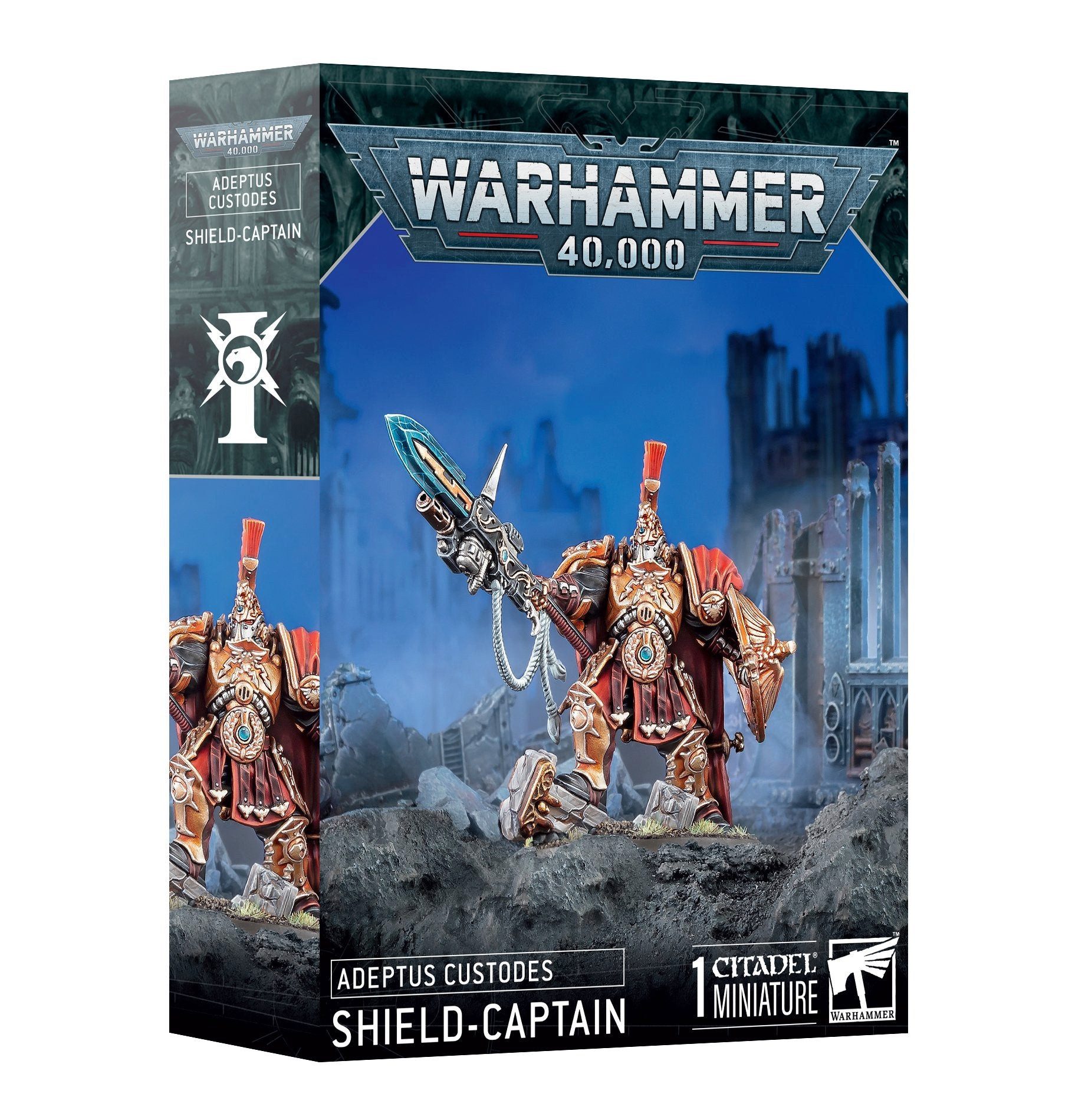 Spielfigur Warhammer 40.000 Adeptus Custodes Shield-Captain